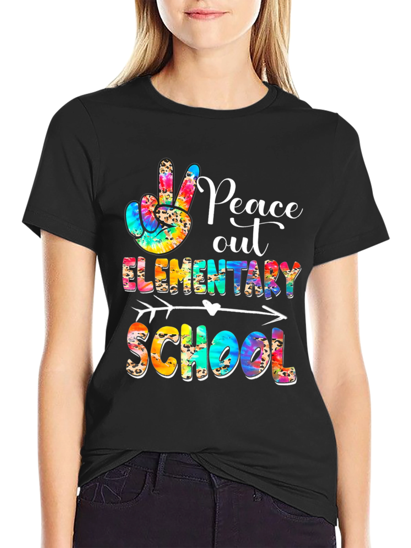 Peace Out Elementary School T-Shirt