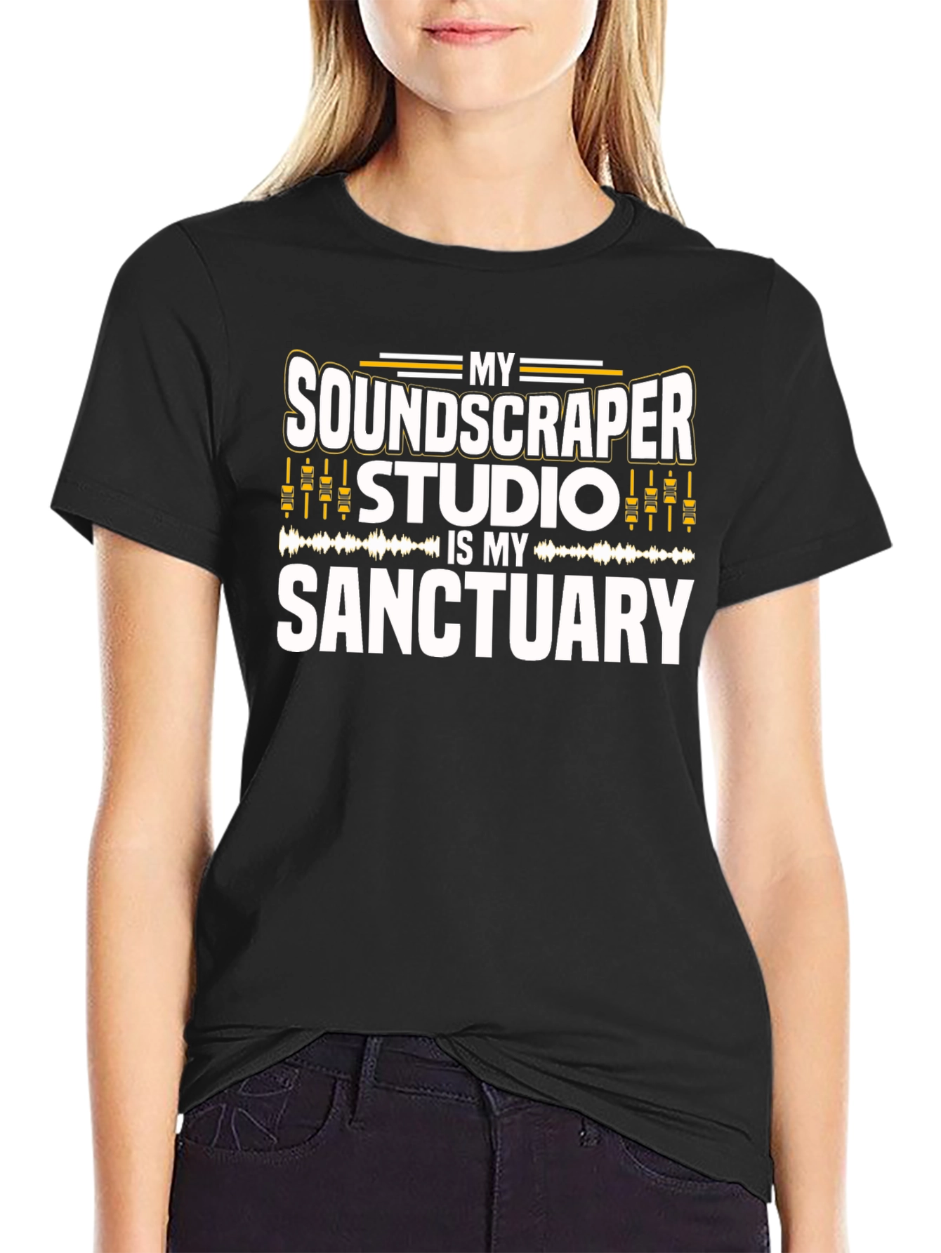 Soundscaper Studio Sanctuary Black T-Shirt