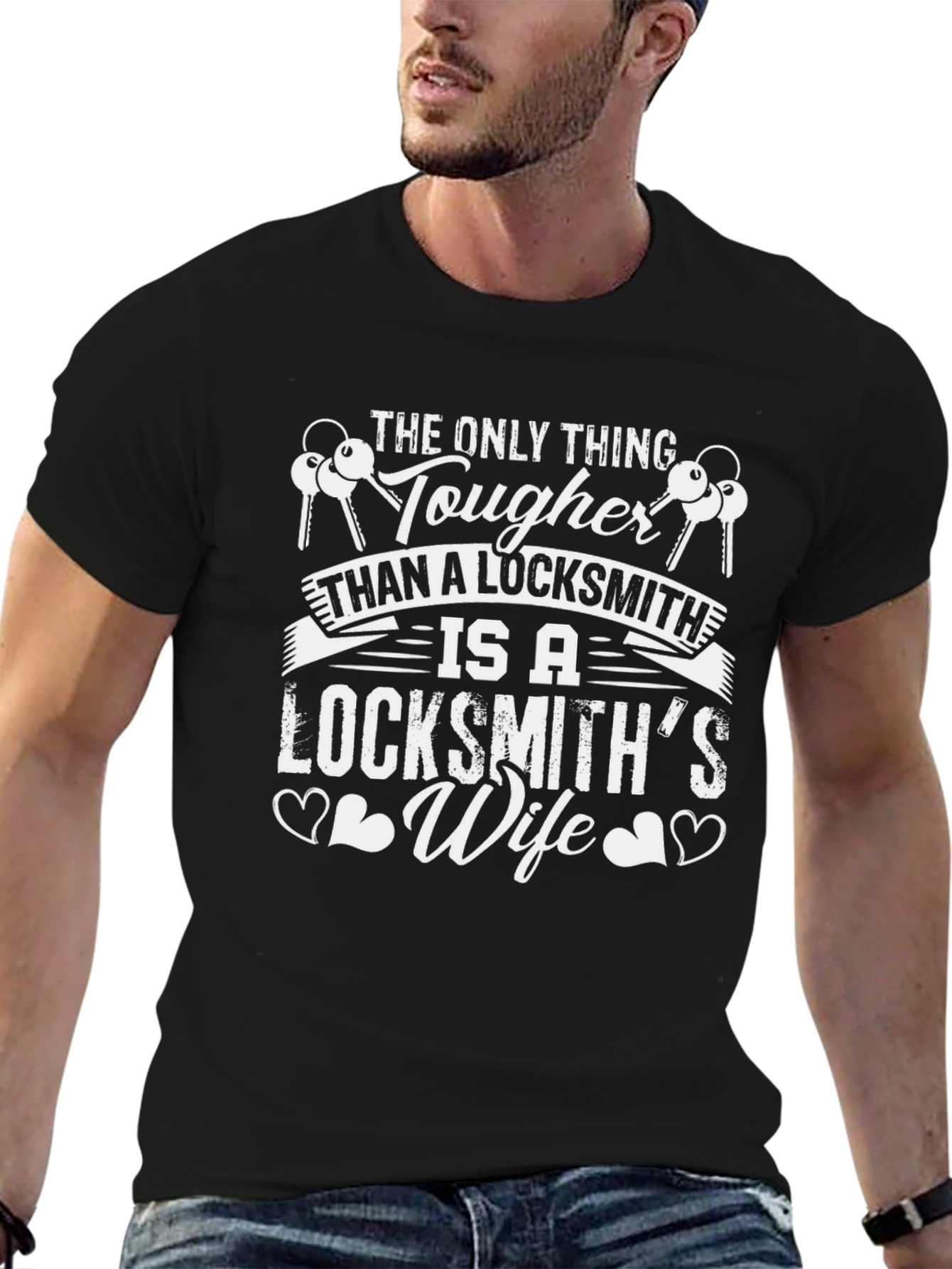 Tough Locksmiths Wife Graphic T-Shirt