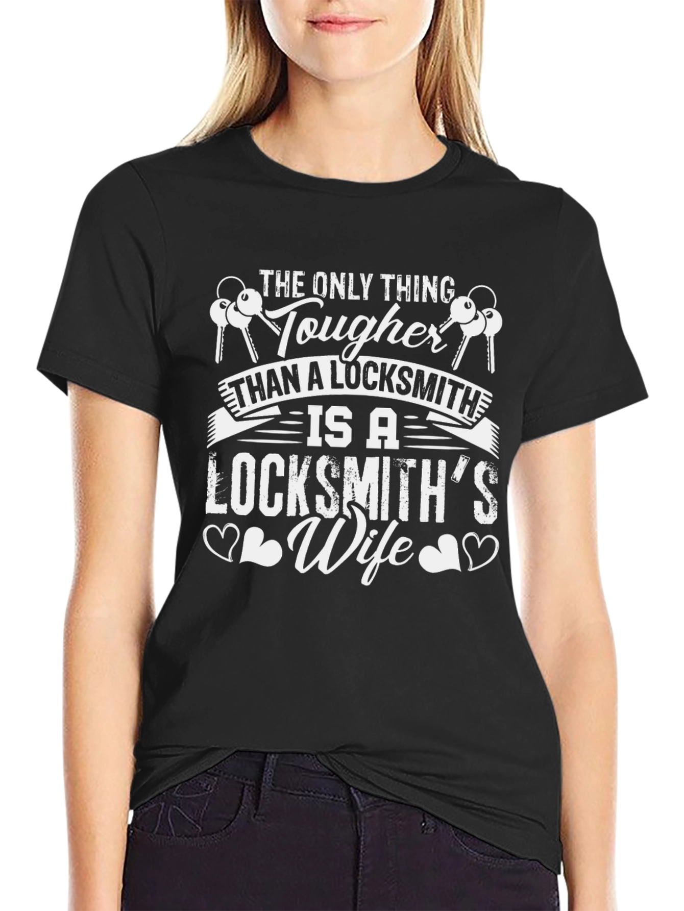 Tough Locksmiths Wife Graphic T-Shirt