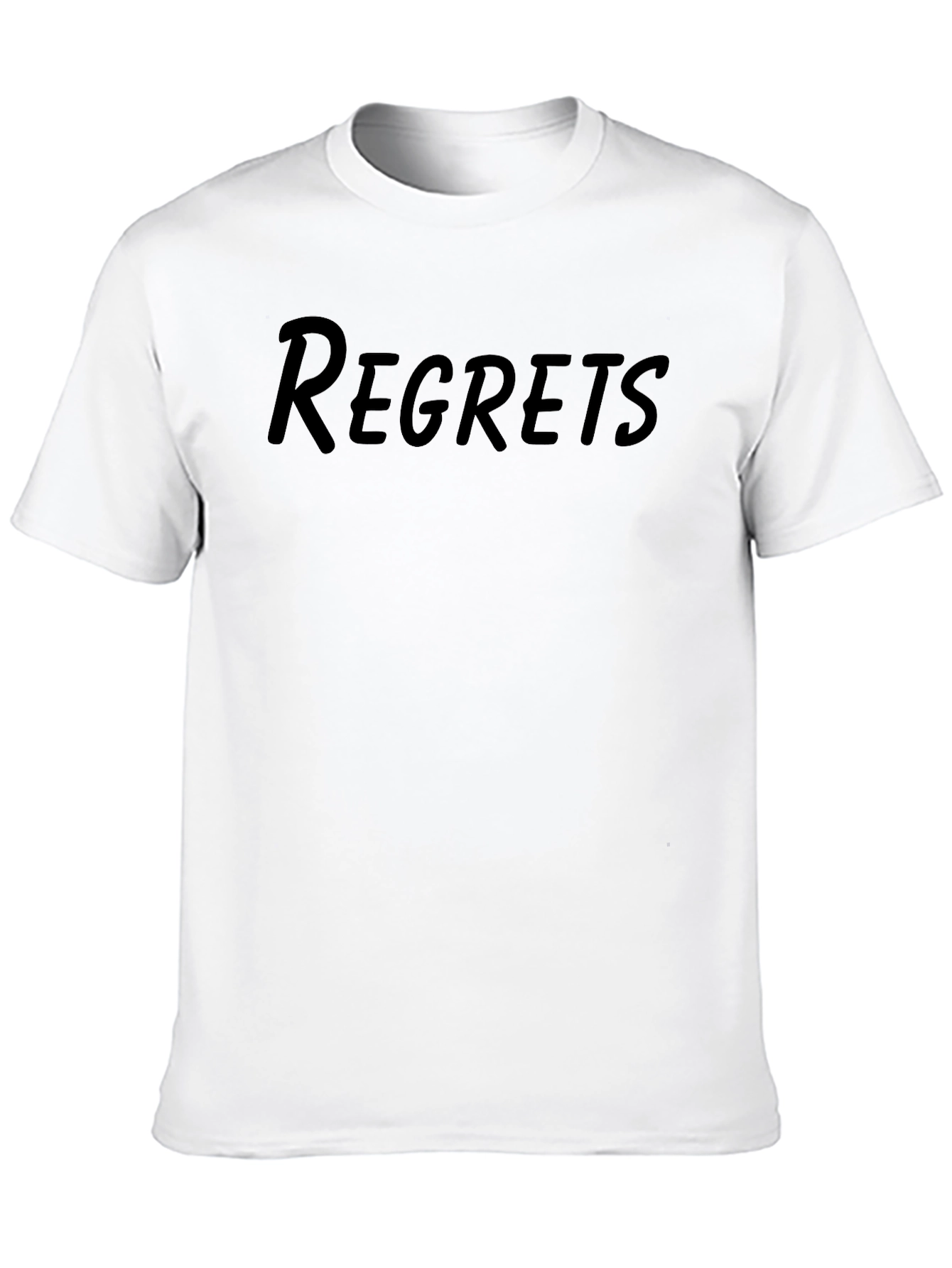 Regrets Black T-Shirt