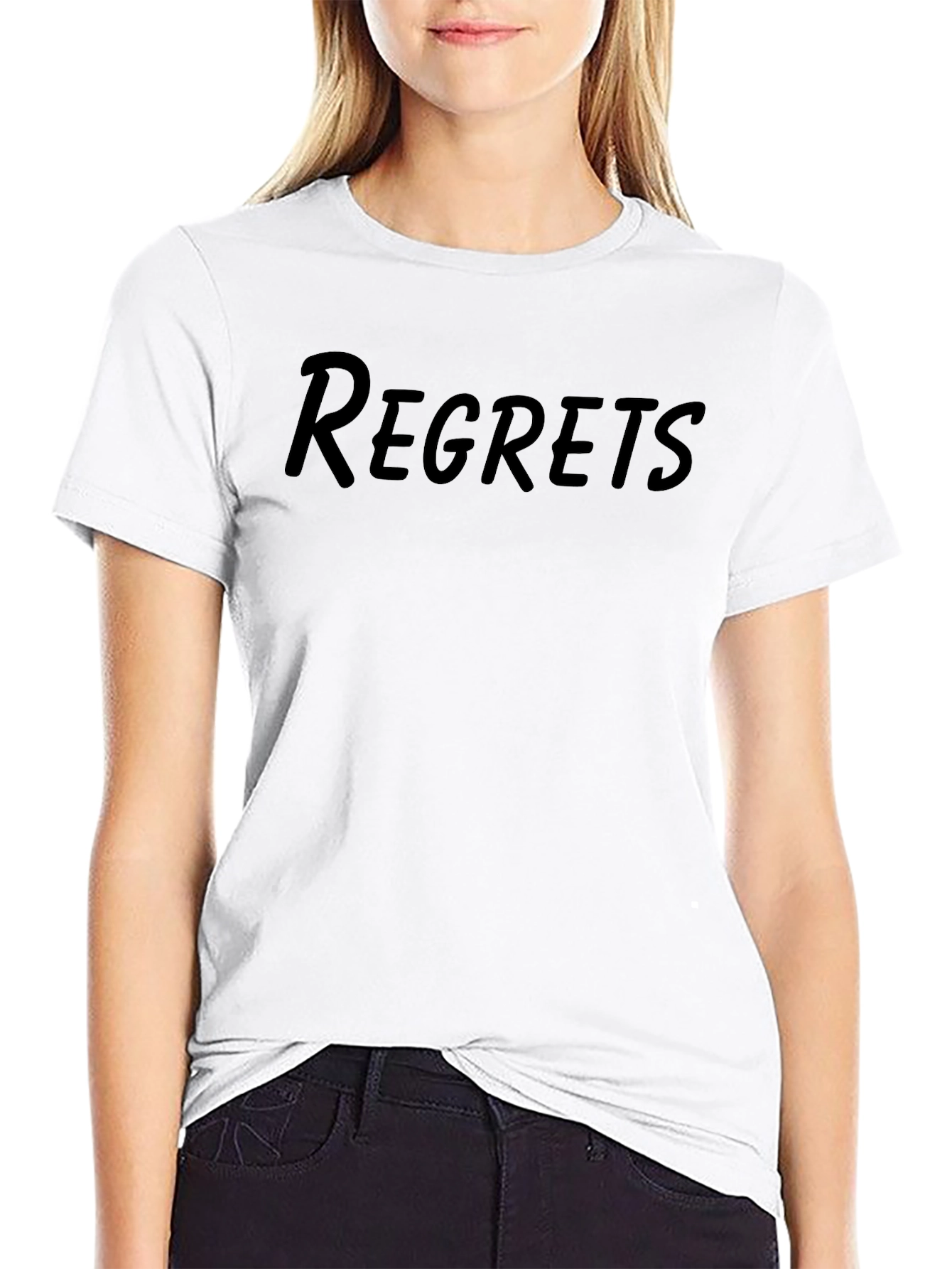 Regrets Black T-Shirt