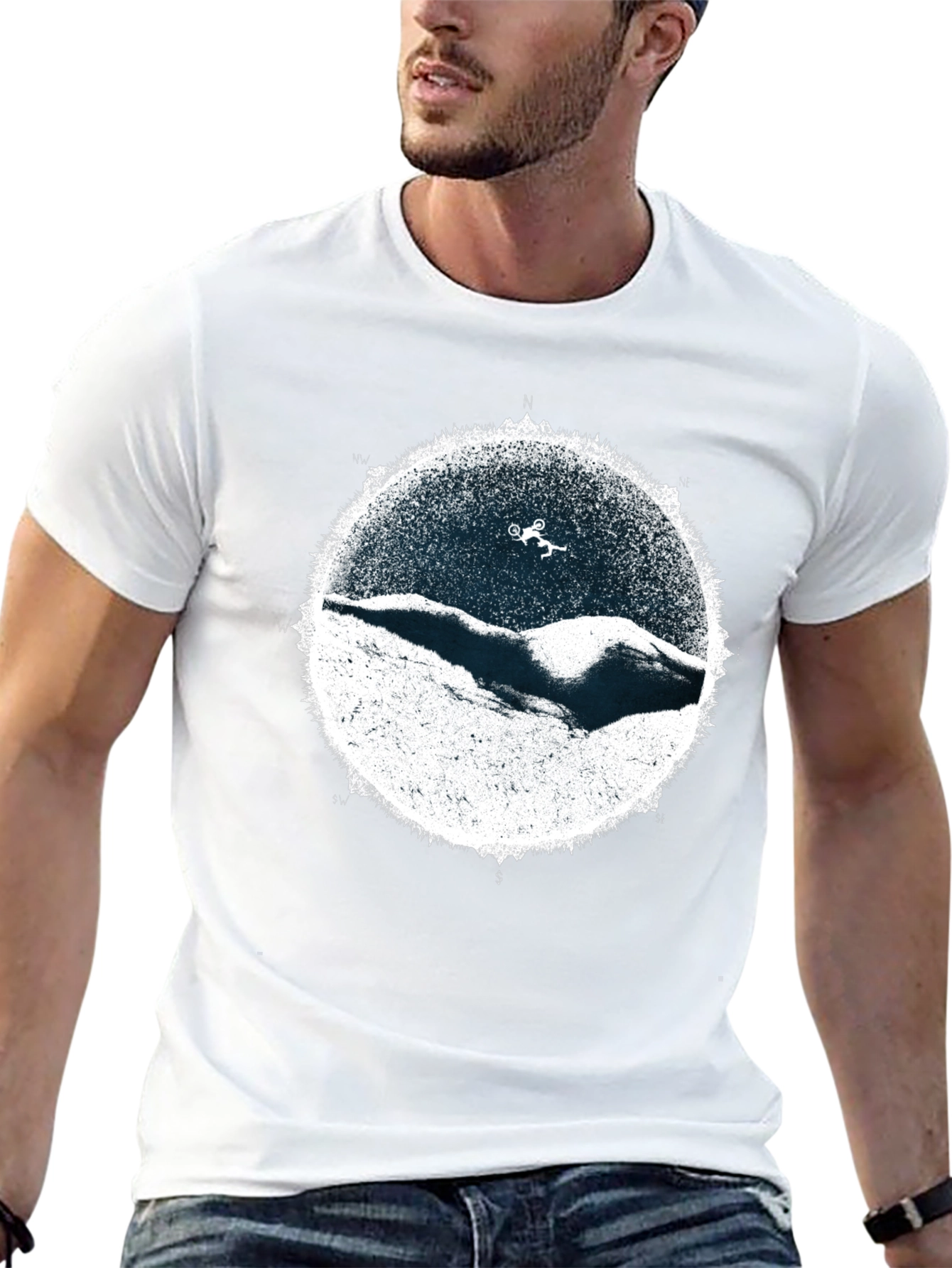 Mountain Bike Rider T-Shirt - Thrilling Design