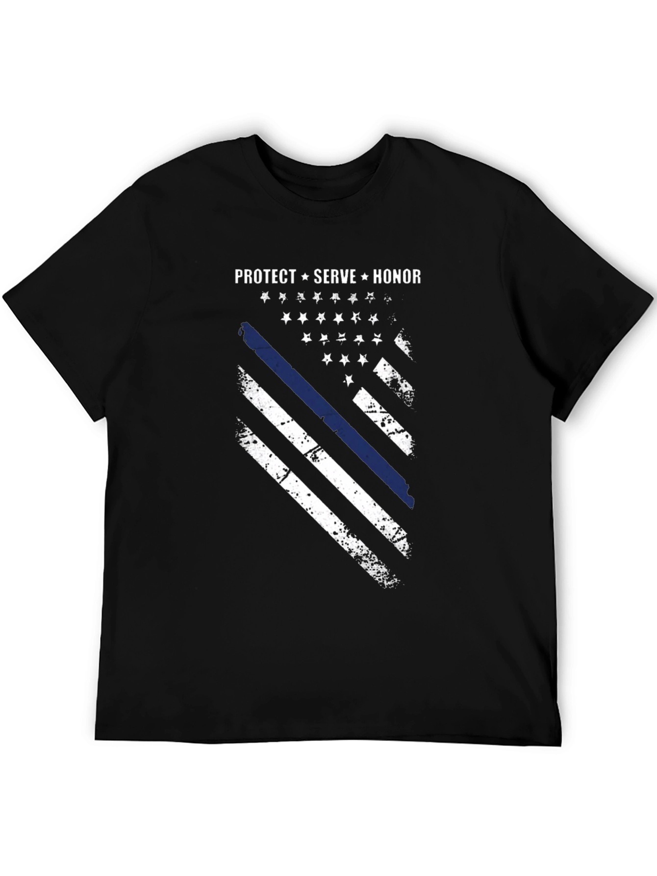 Protect Serve Honor Flag Graphic T-Shirt