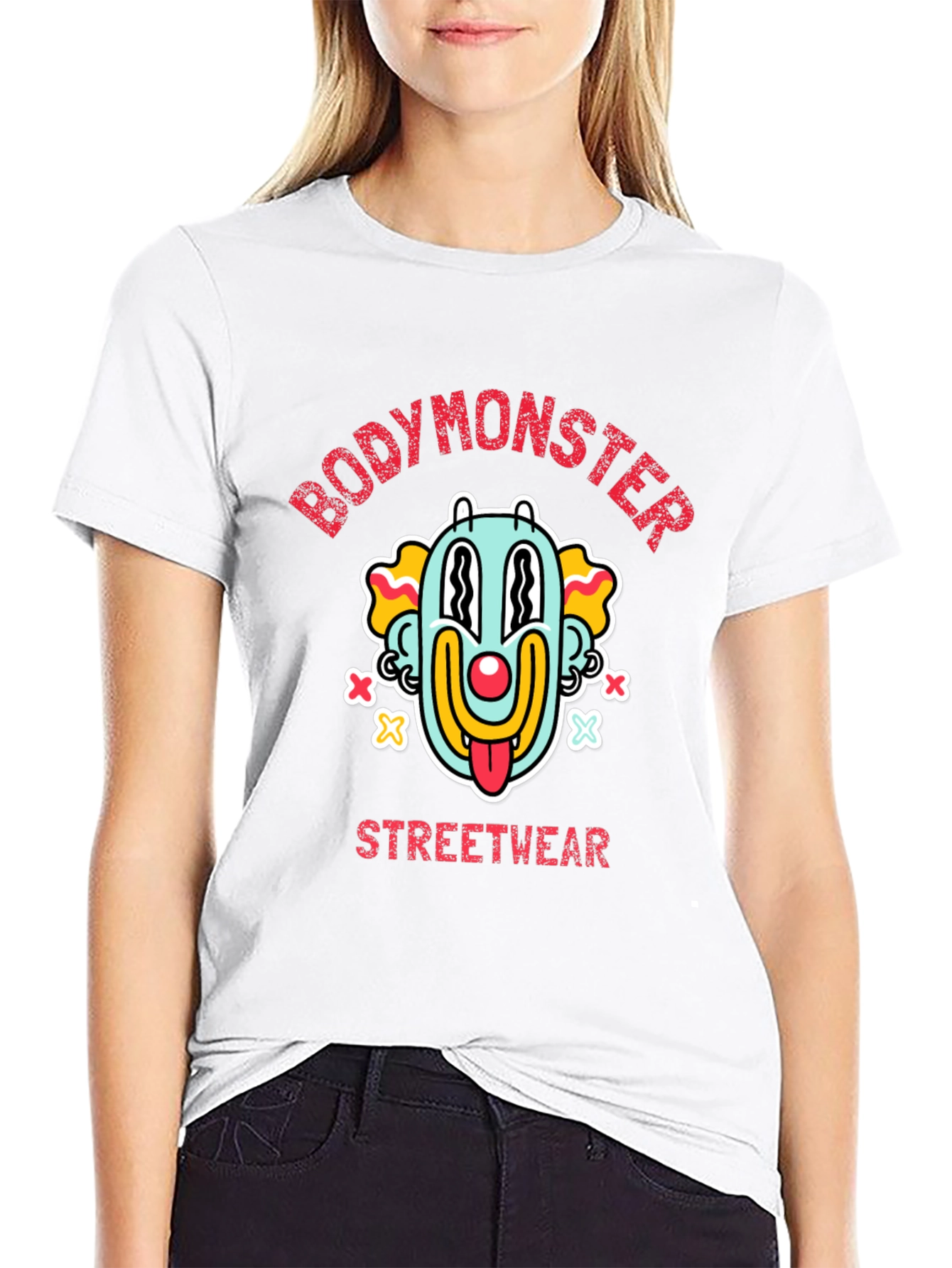 BodyMonster Streetwear Graphic Clown Tee