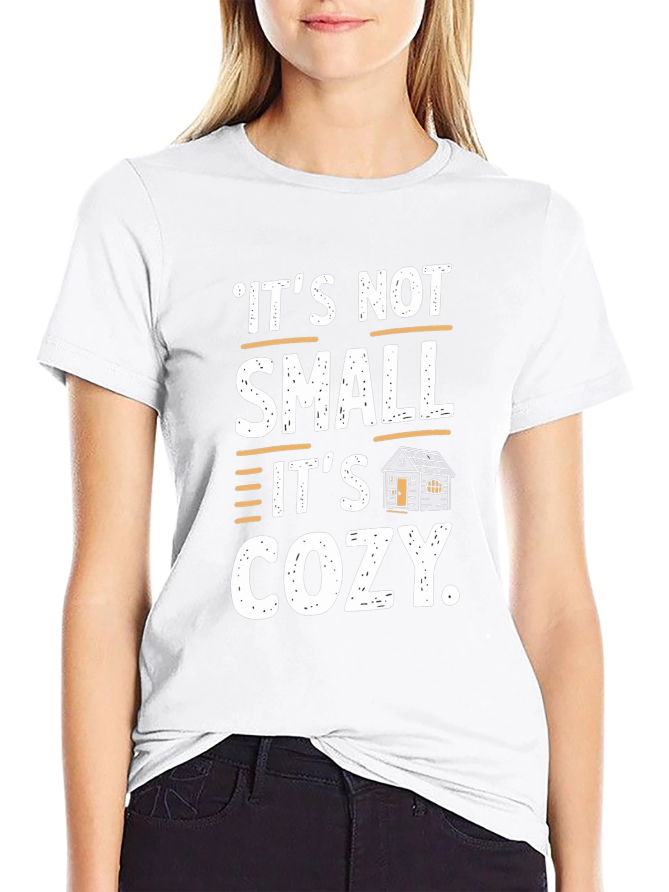 Cozy Cabin T-Shirt - Its Not Small Its Cozy
