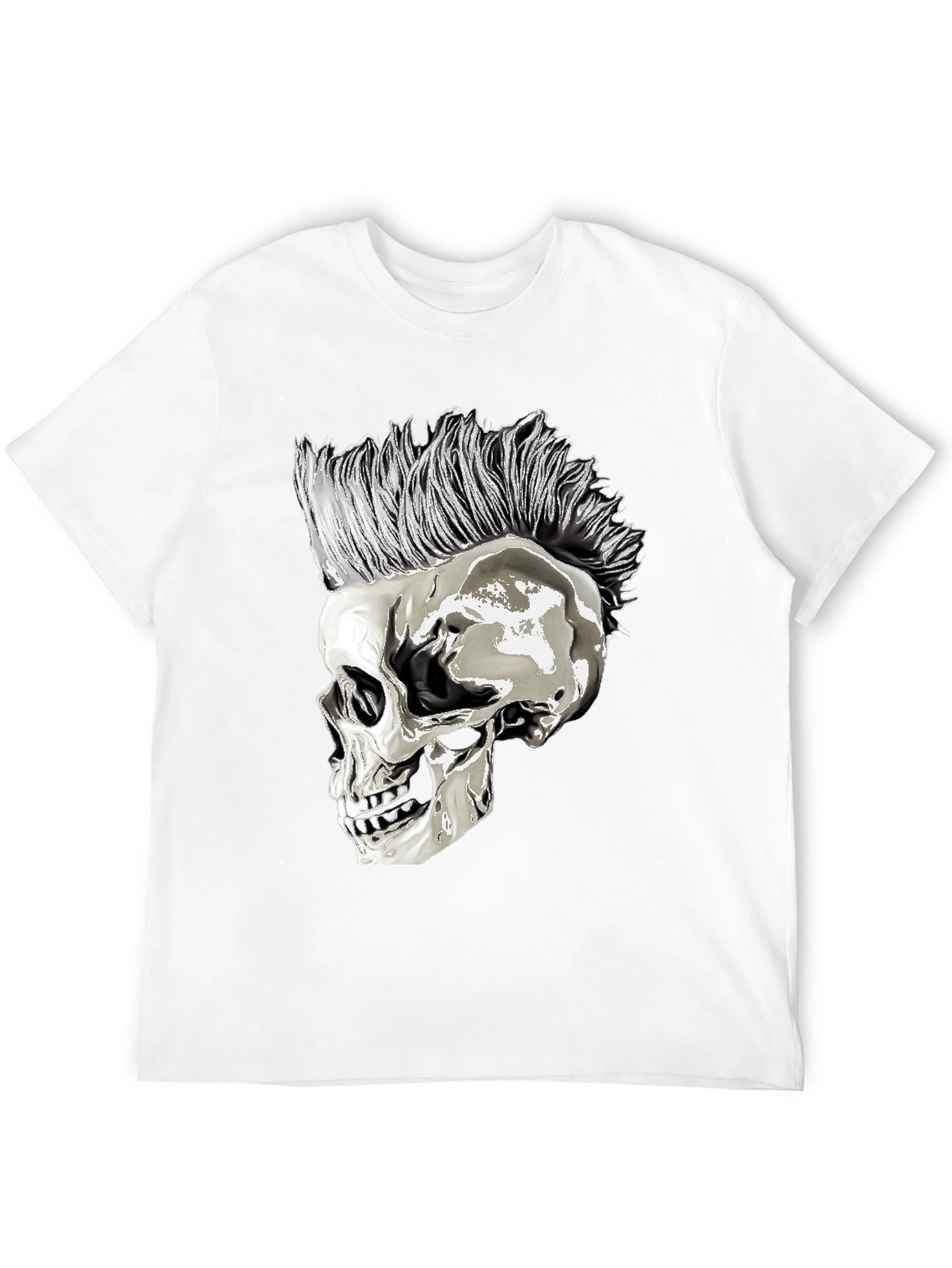 Punk Skull T-Shirt - Edgy Graphic Tee