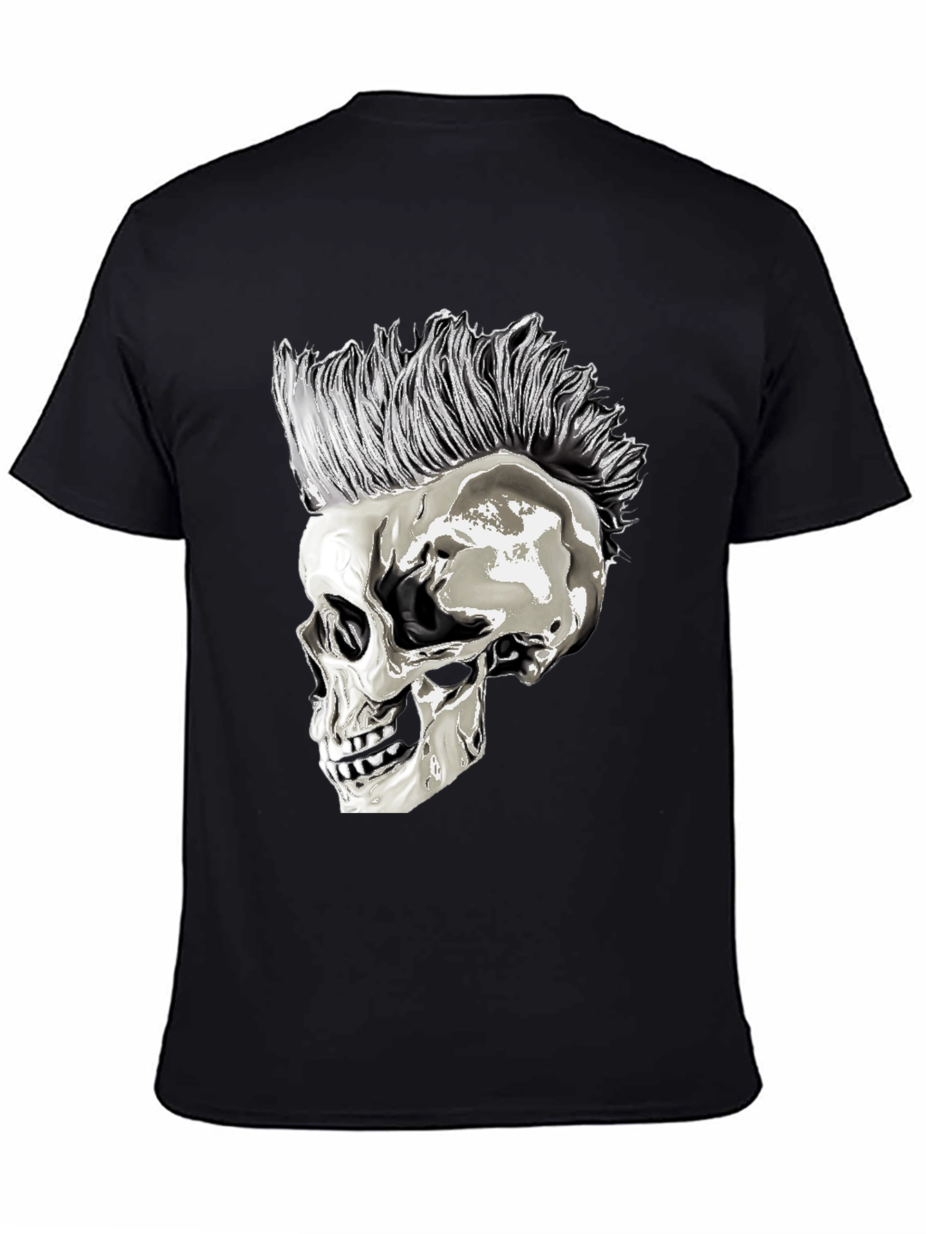 Punk Skull T-Shirt - Edgy Graphic Tee