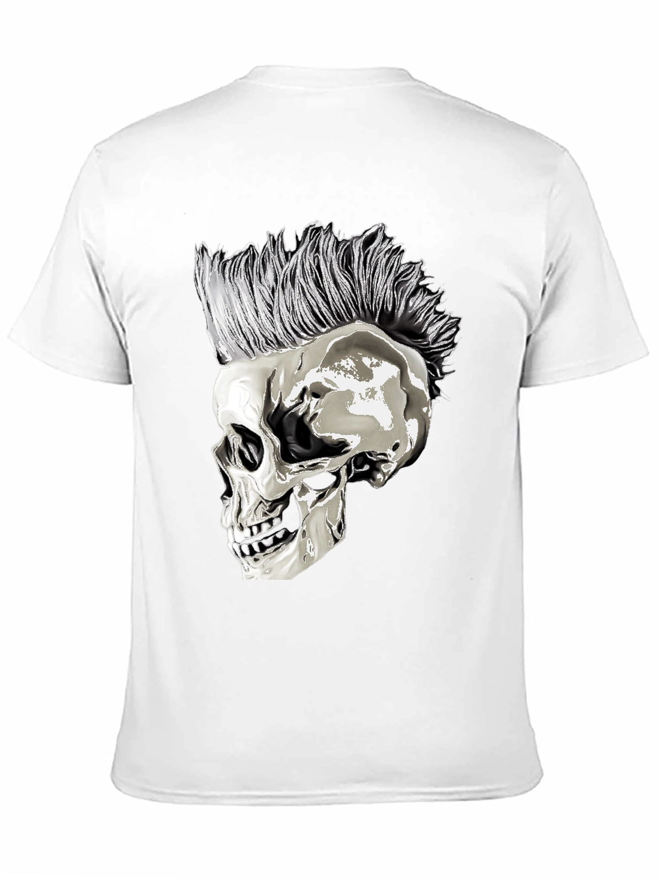 Punk Skull T-Shirt - Edgy Graphic Tee