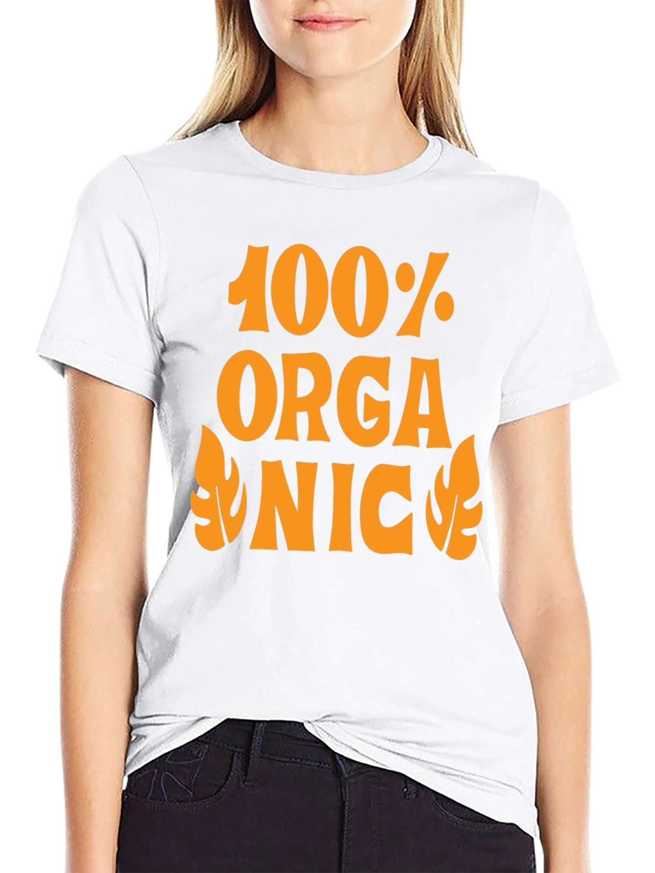 100% Organic Graphic Tee - Retro Style