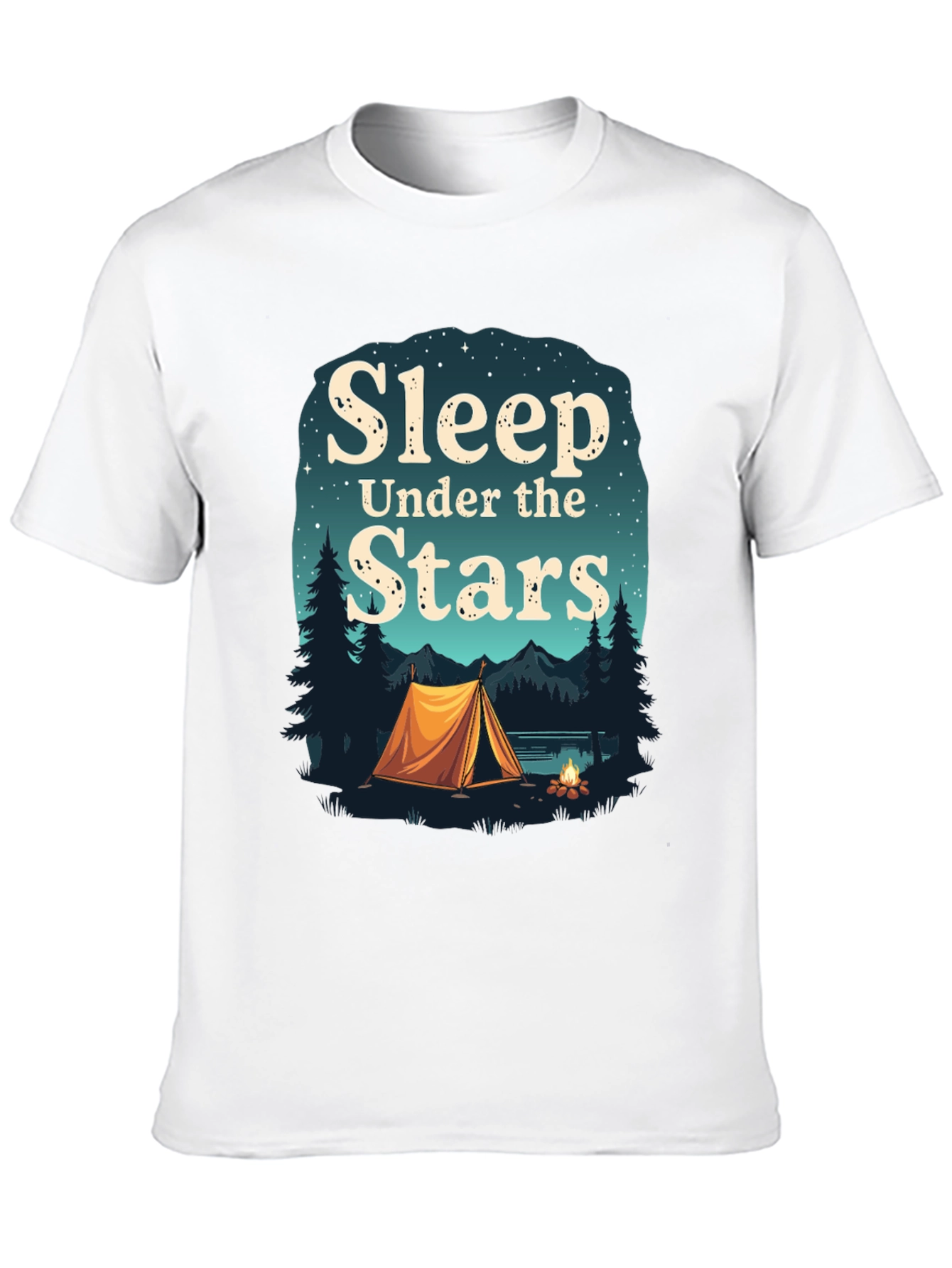 Sleep Under the Stars Graphic Tee Camping T-Shirt