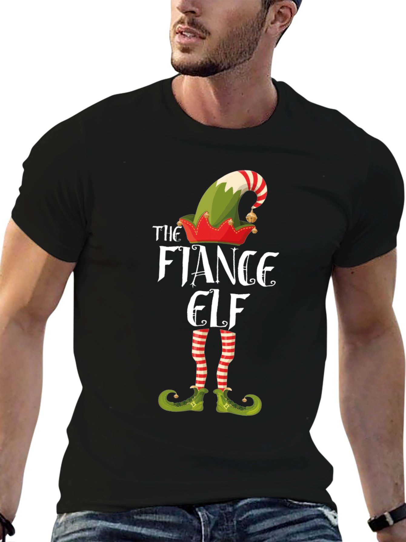 Fiance Elf Christmas T-Shirt