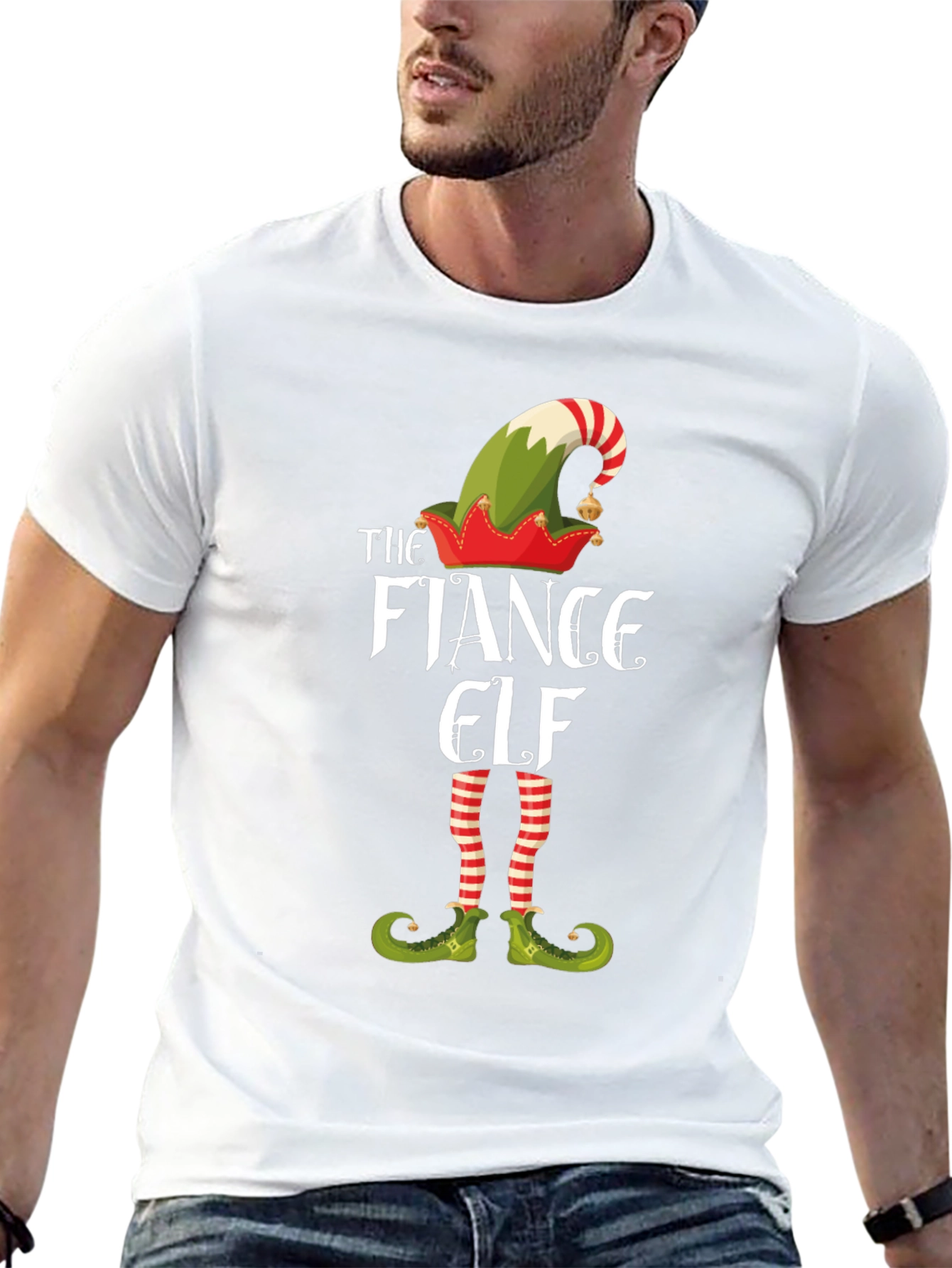 Fiance Elf Christmas T-Shirt