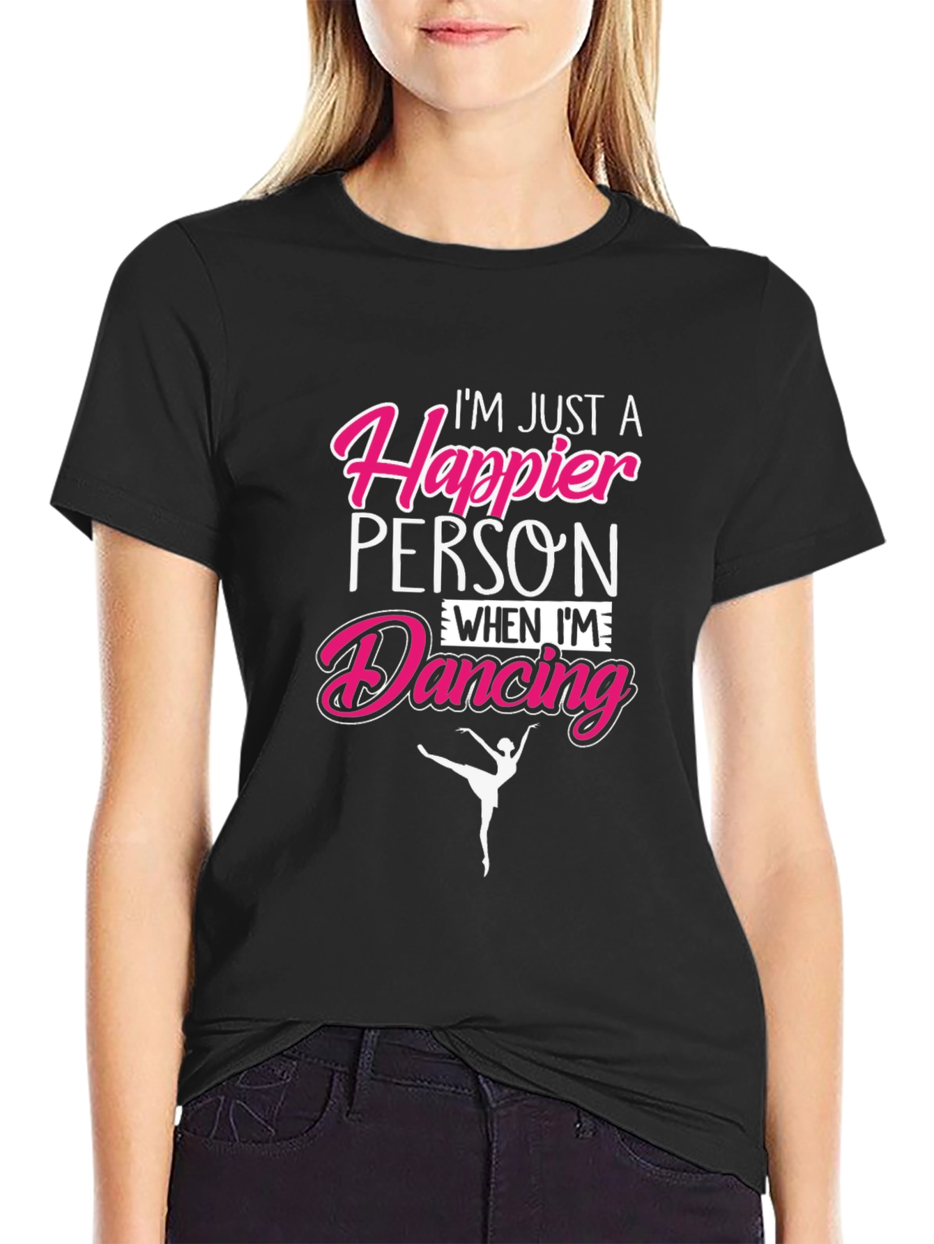 Happier When Dancing Graphic Tee