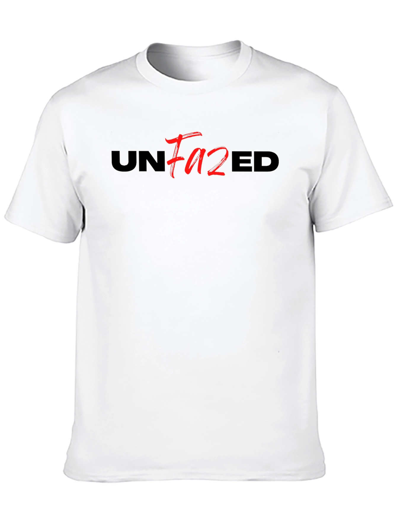 Unfazed Graphic Tee - Black Cotton Casual Shirt