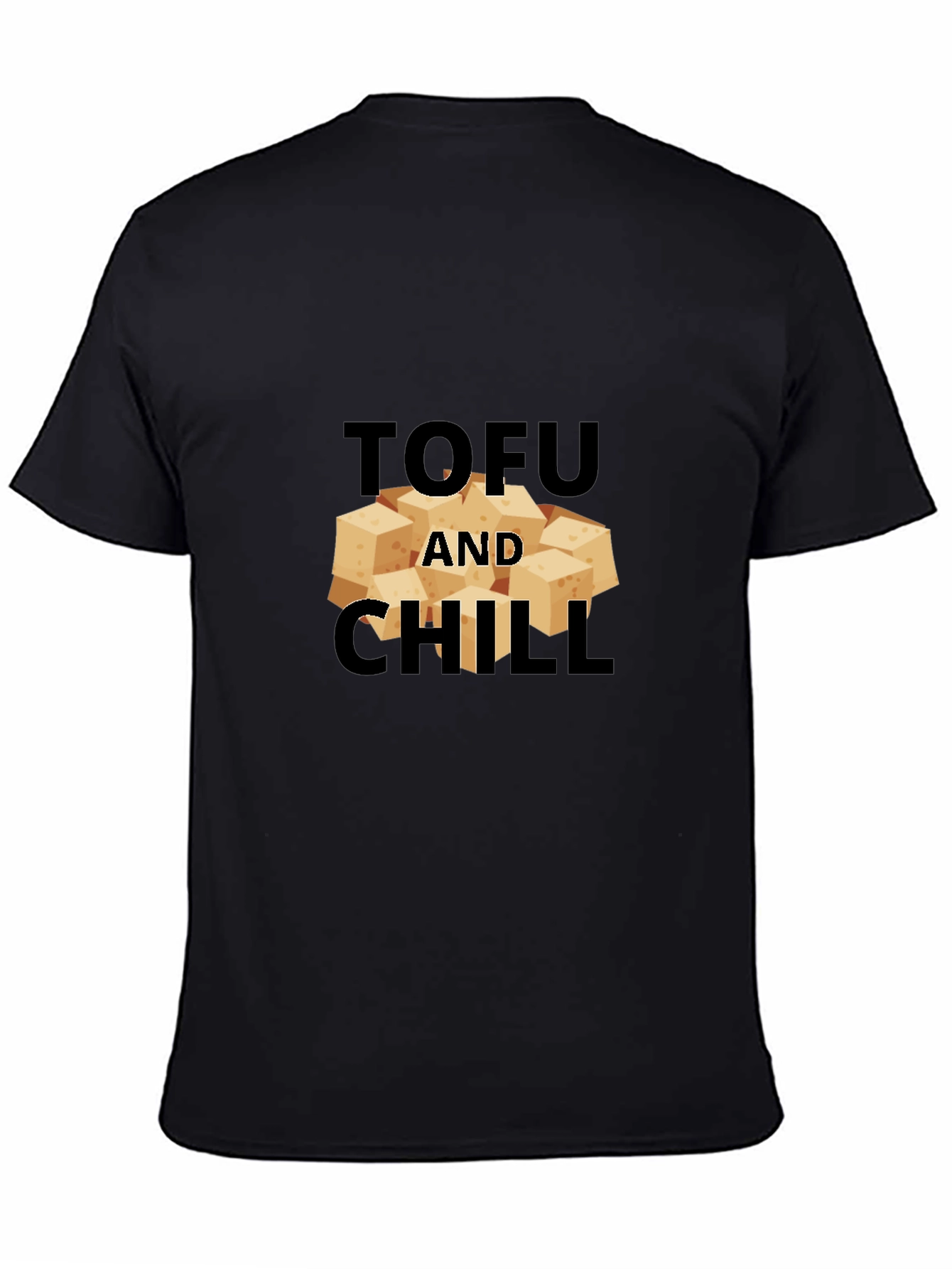 Tofu and Chill Black T-Shirt