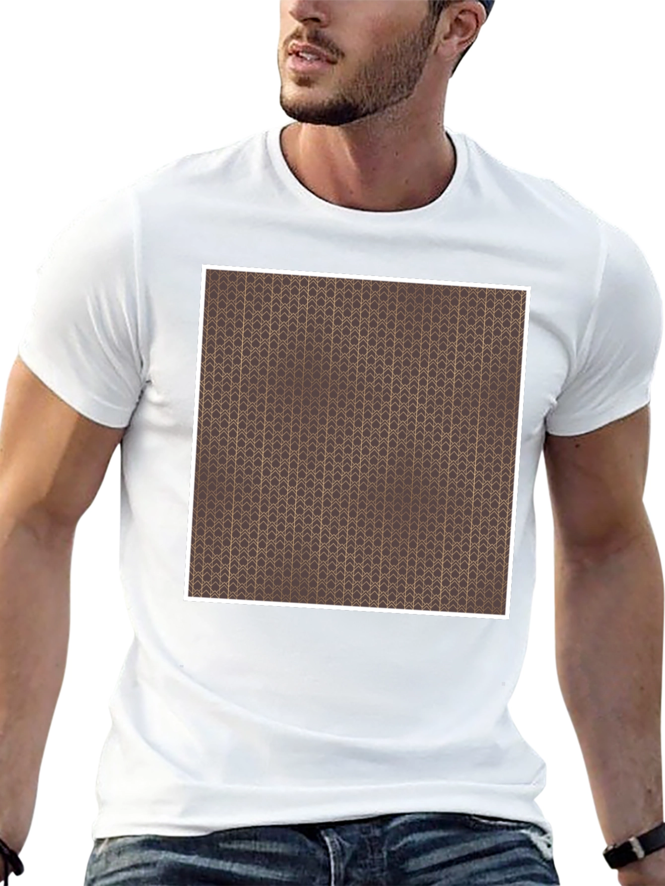Geometric Pattern Tee - Stylish Everyday Wear