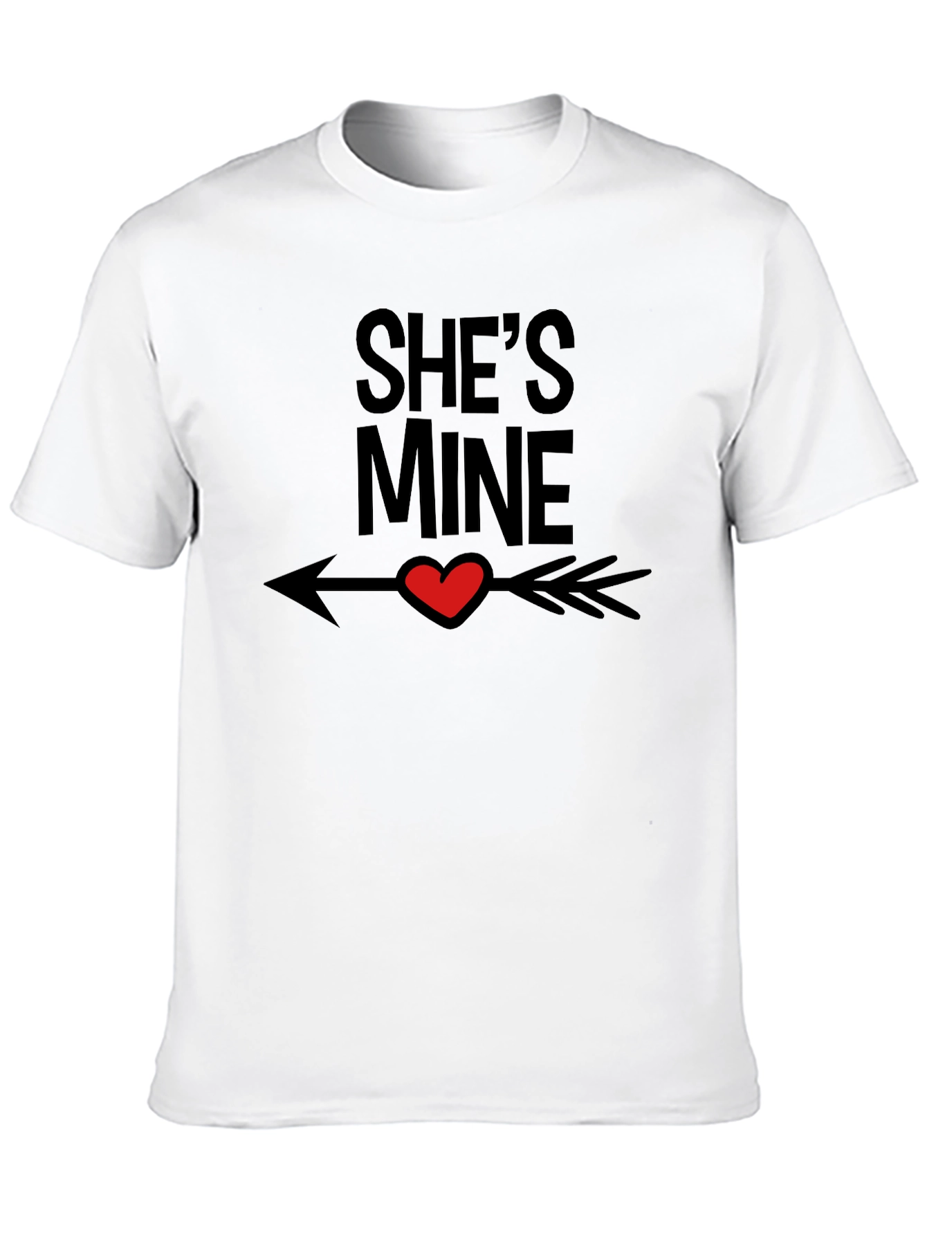 Shes Mine Graphic Tee - Valentines Day Gift