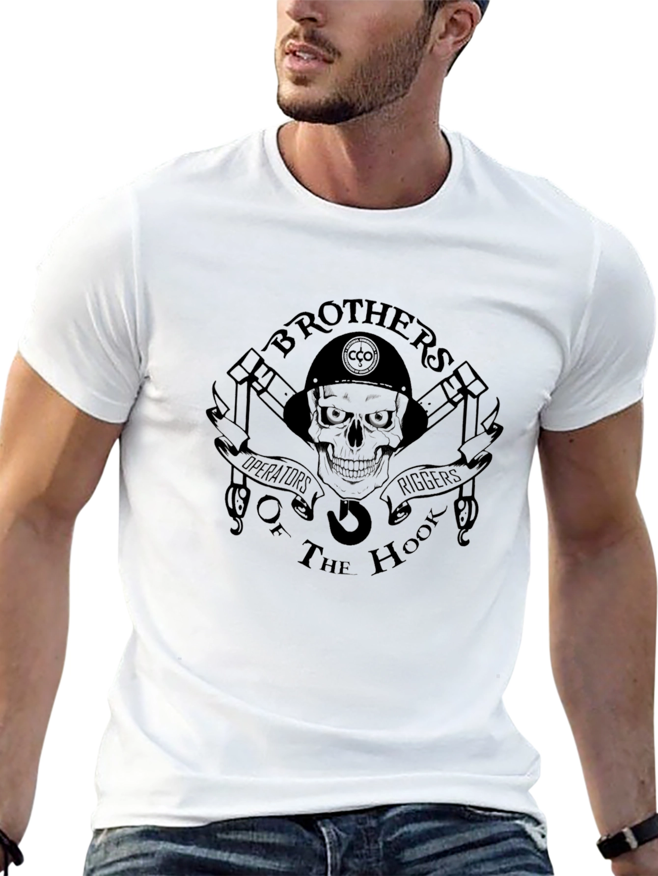Brothers of the Hook Black Graphic Tee