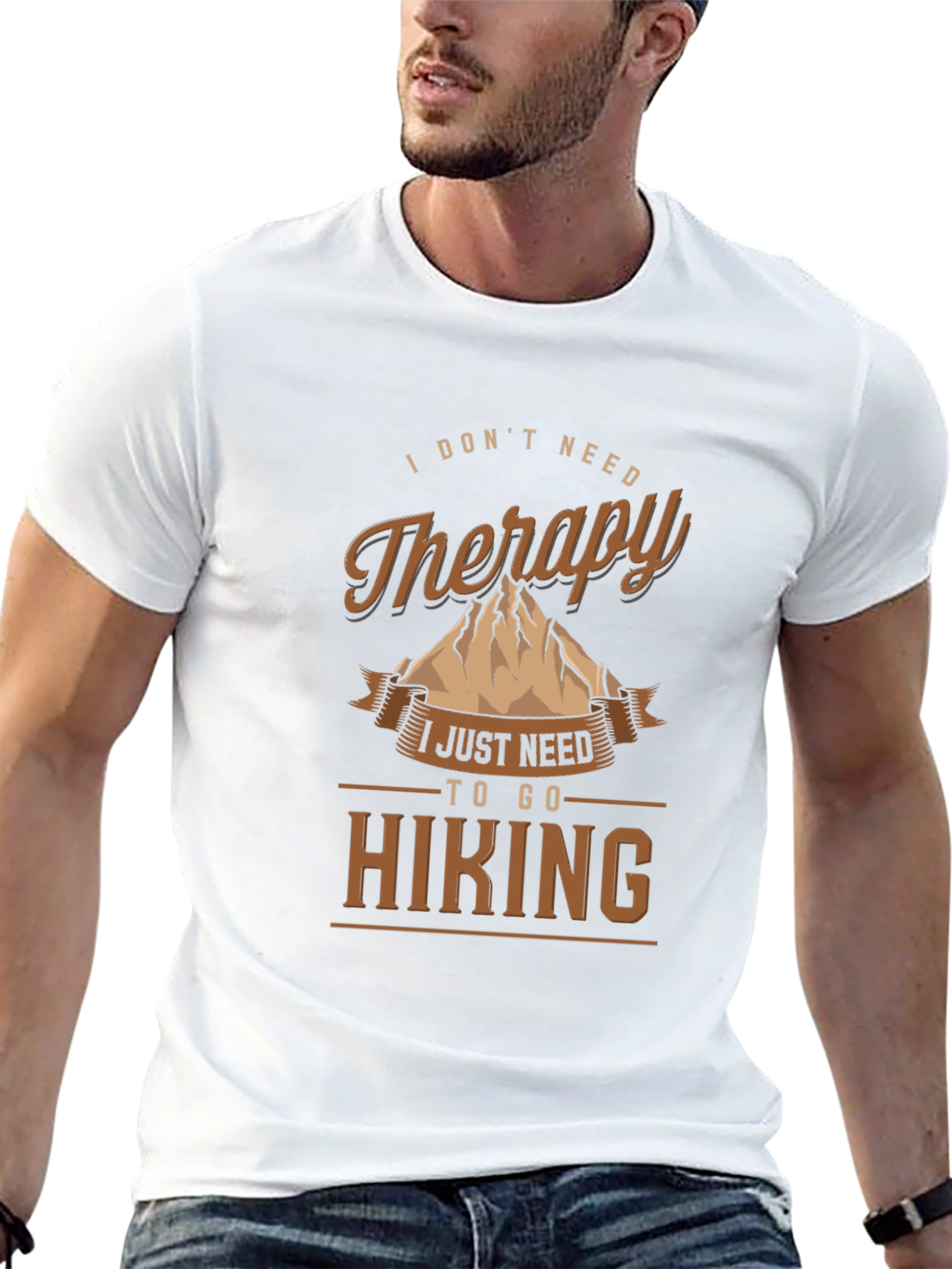 Hiking Therapy Graphic T-Shirt