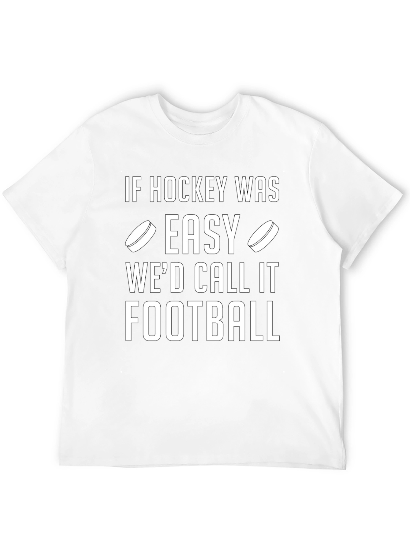 Hockey vs Football T-Shirt - Funny Sports Tee