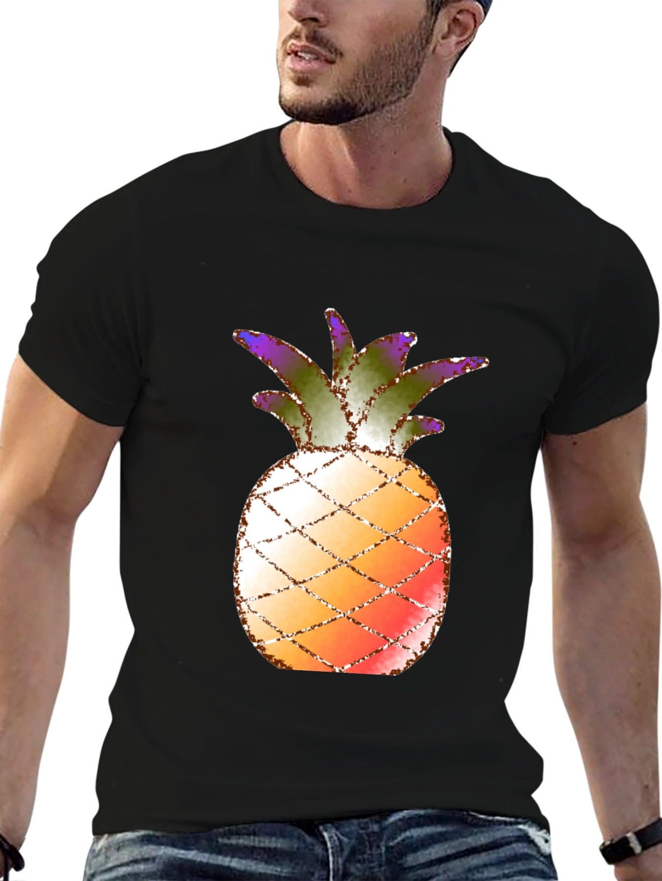 Pineapple Graphic Tee - Tropical Summer Vibes