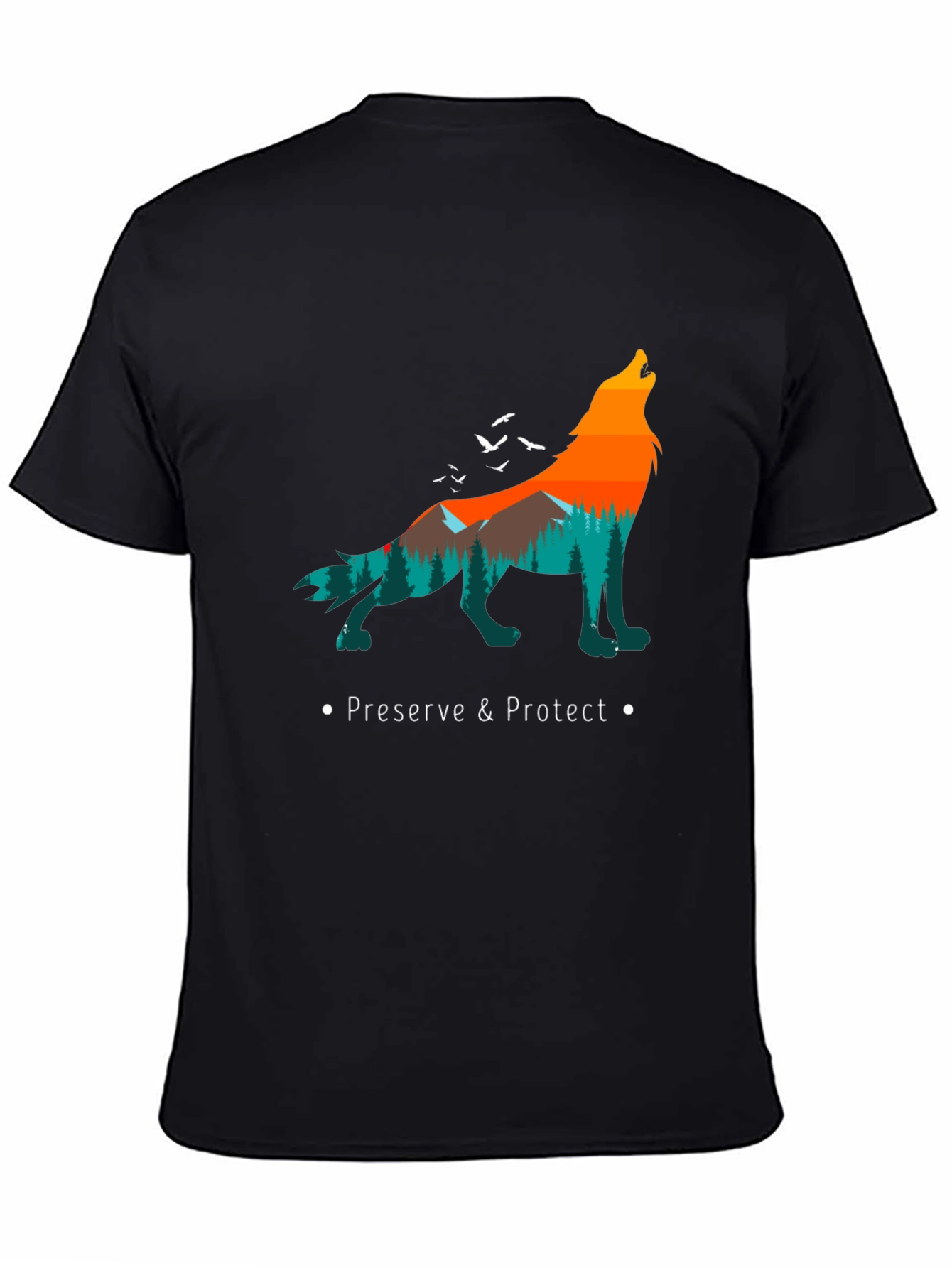 Nature Wolf Graphic Tee