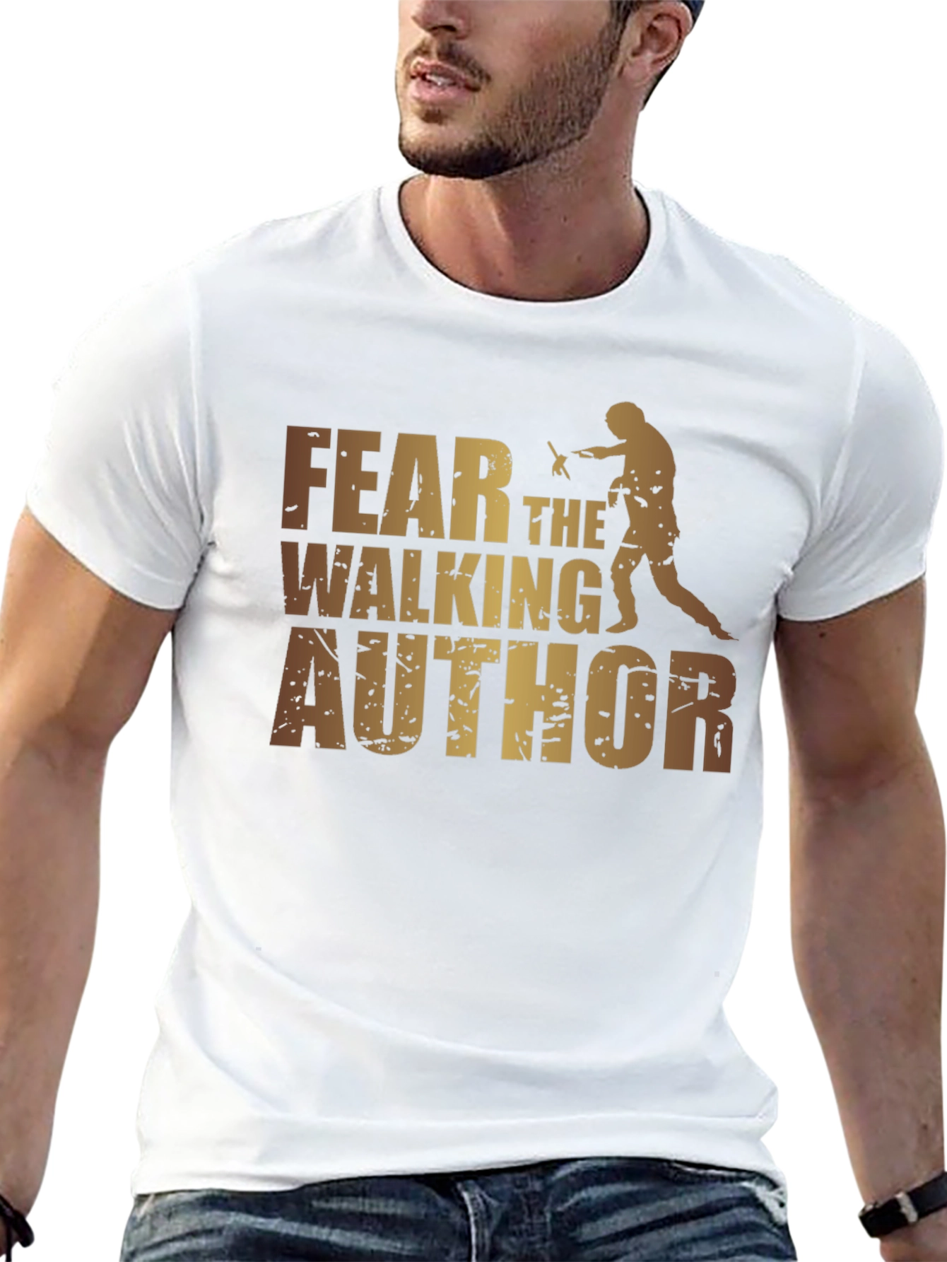 Fear the Walking Author Graphic Tee - Black