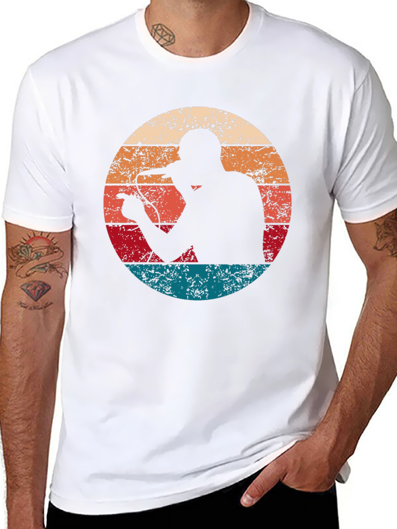 Retro Singer Silhouette Graphic Tee