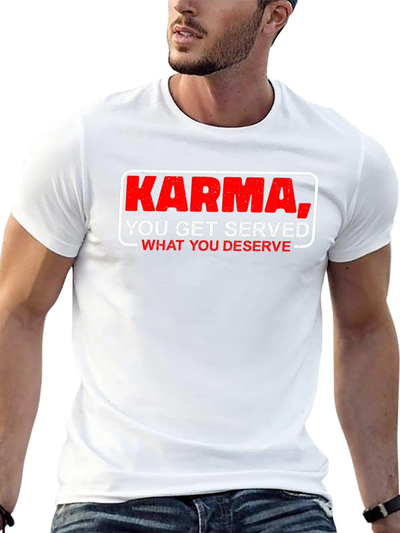 Karma Served Black T-Shirt