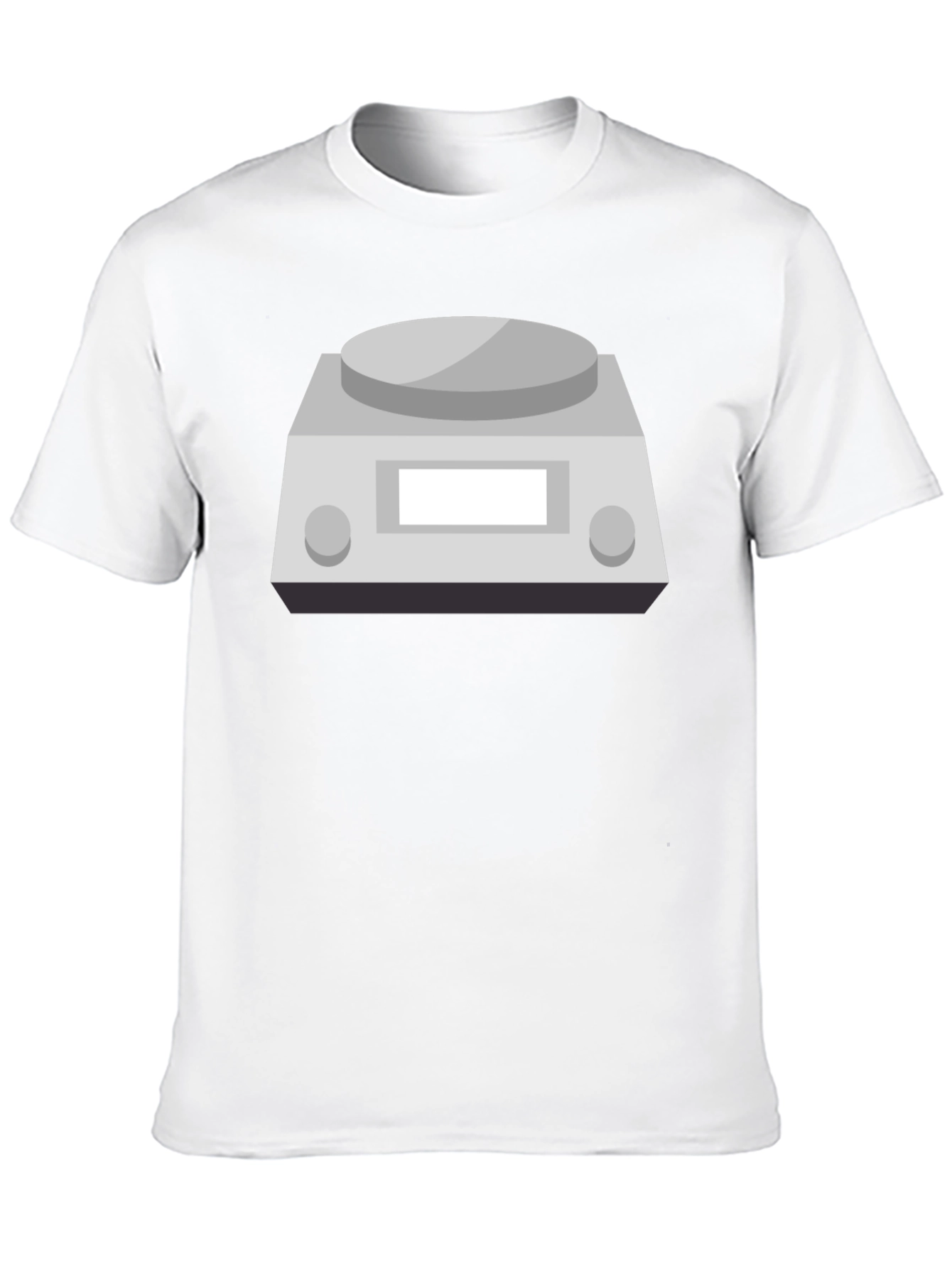 Science Scale Graphic Tee - Black Cotton T-Shirt