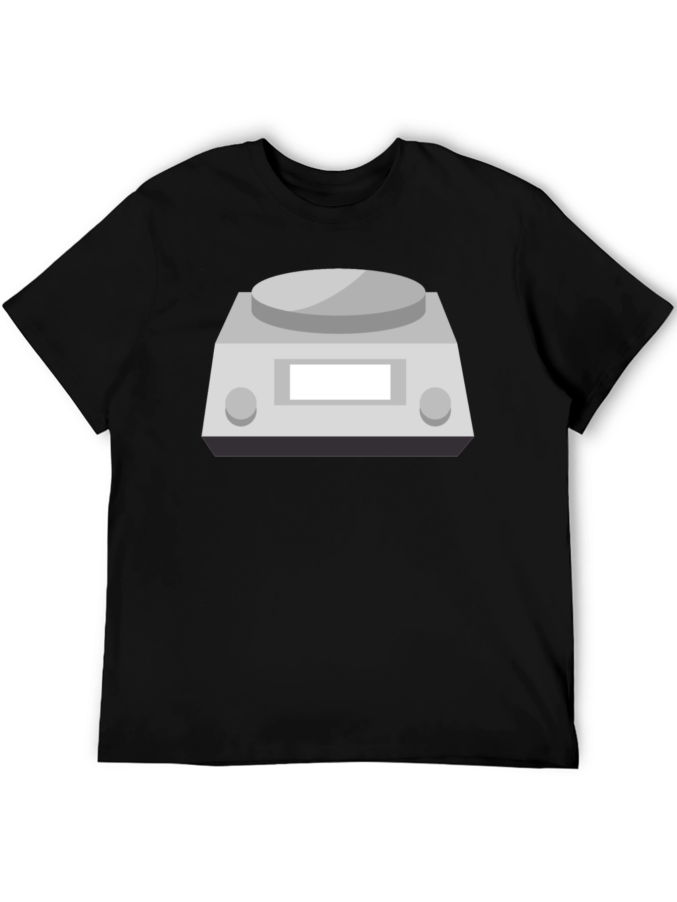 Science Scale Graphic Tee - Black Cotton T-Shirt