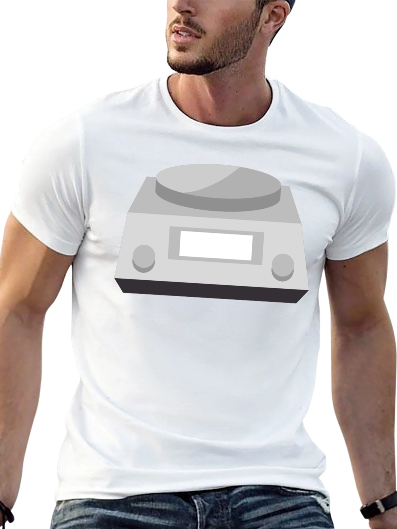 Science Scale Graphic Tee - Black Cotton T-Shirt
