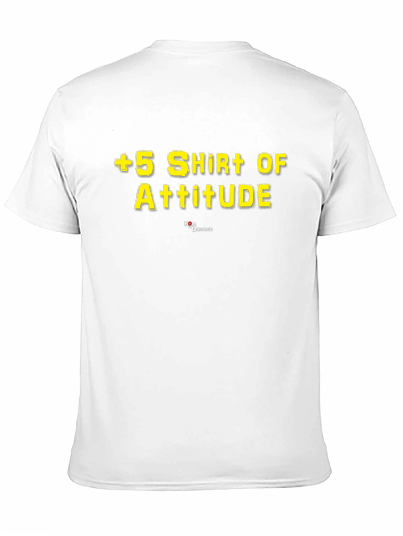 +5 Shirt of Attitude - Black Graphic Tee