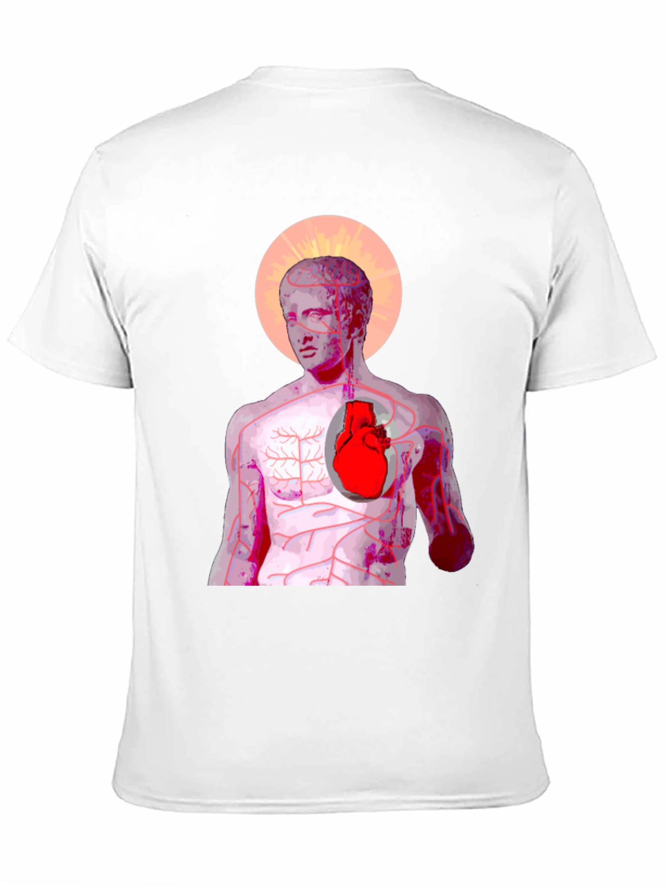 Anatomical Heart Graphic Tee - Artistic Anatomy T-Shirt