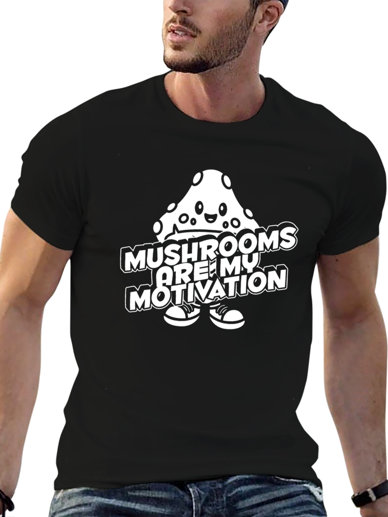 Mushrooms Are My Motivation Graphic T-Shirt