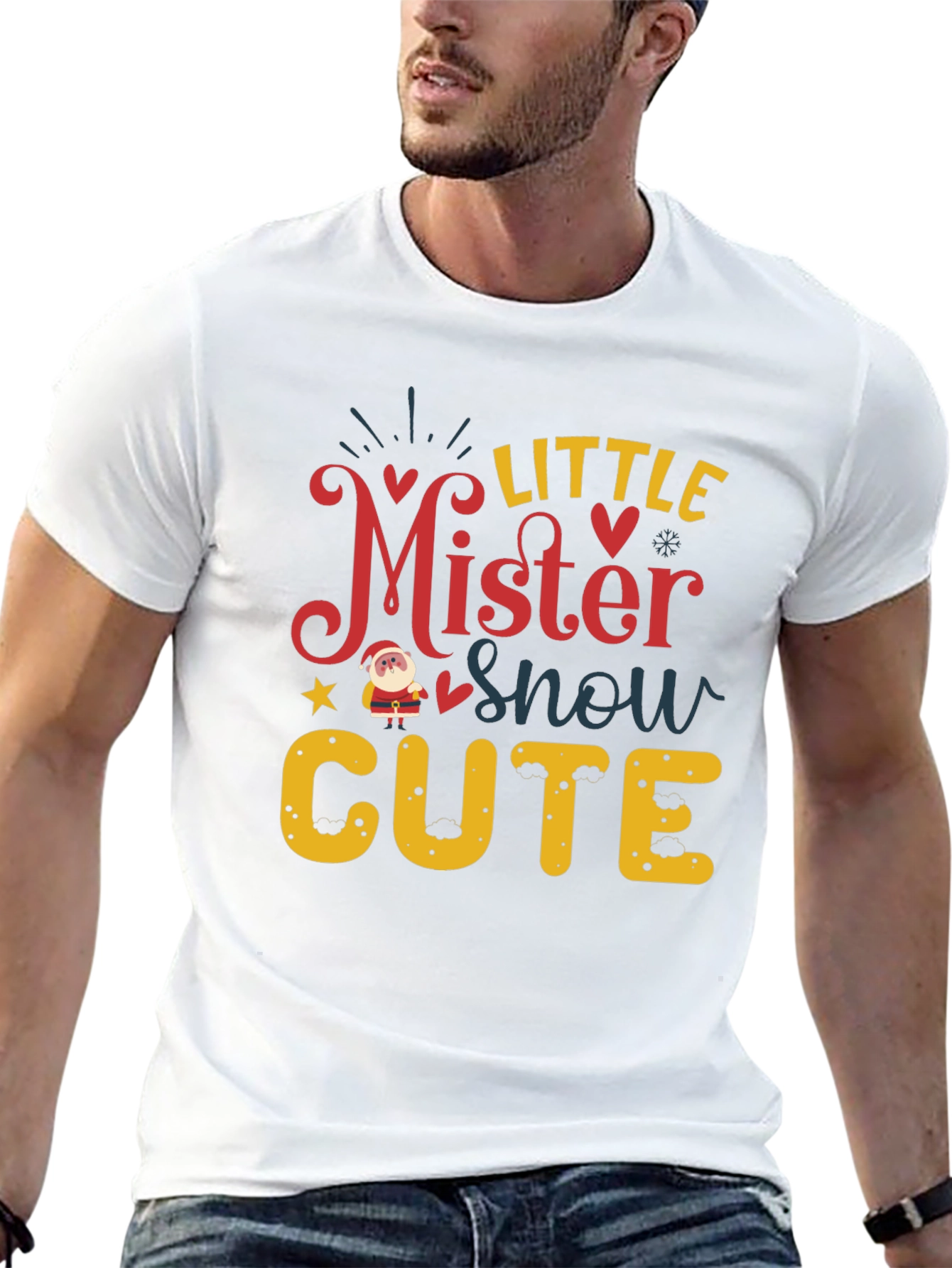Little Mister Snow Cute Holiday T-Shirt