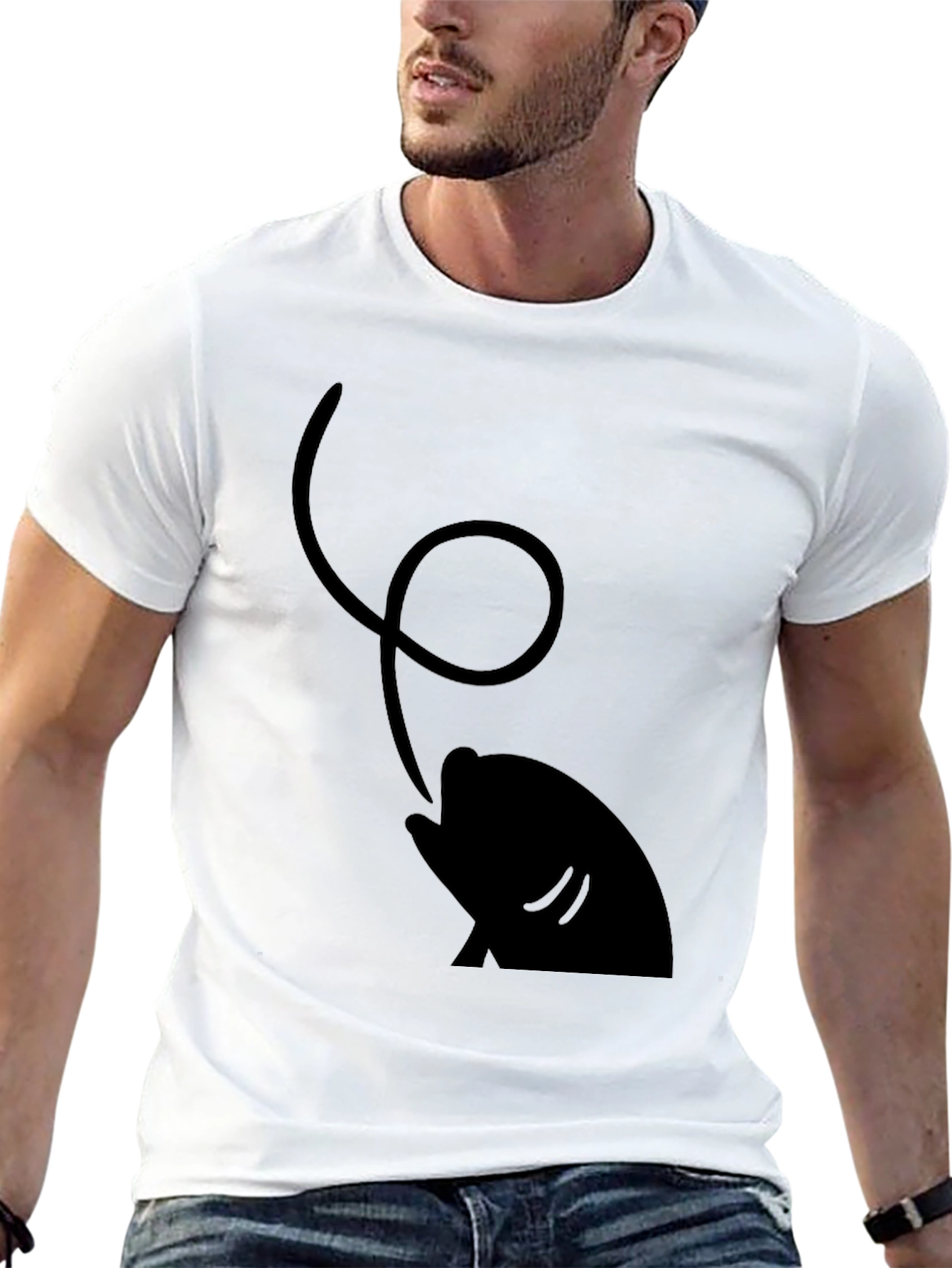 Fishing Lure T-Shirt - Black Cotton Tee