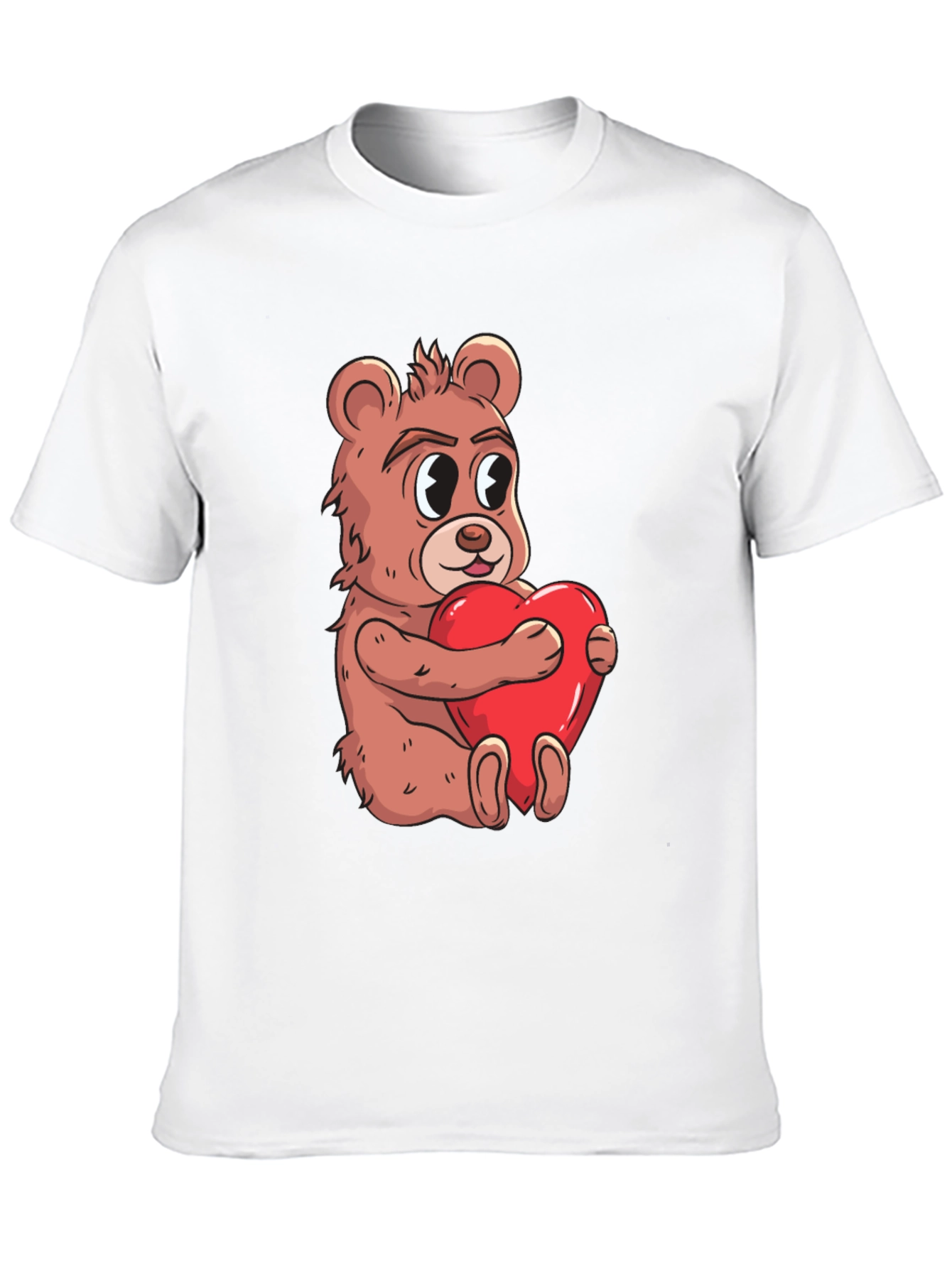 Bear Hug Heart T-Shirt - Valentines Day
