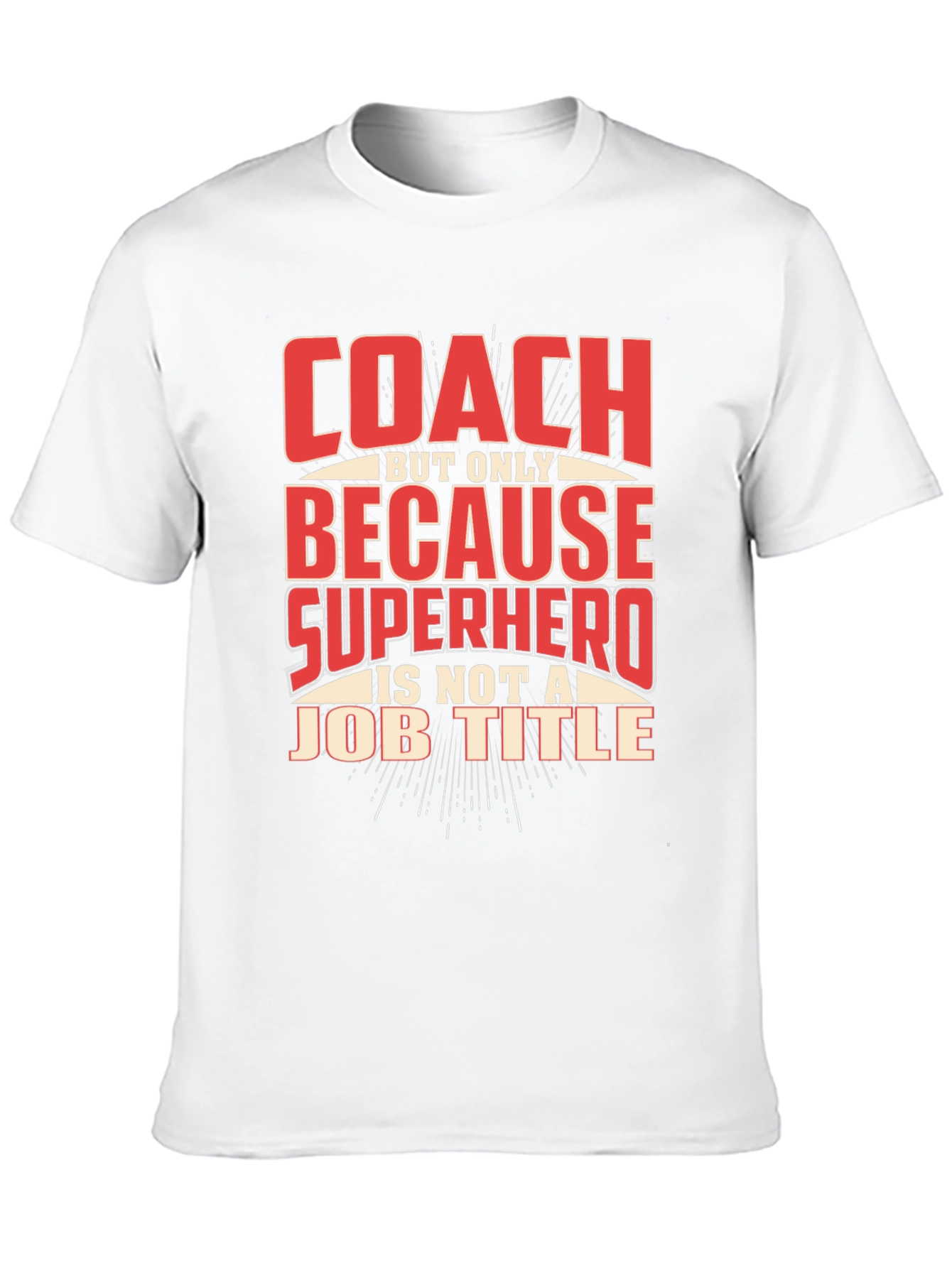 Coach Superhero Graphic T-Shirt - Fun Gift