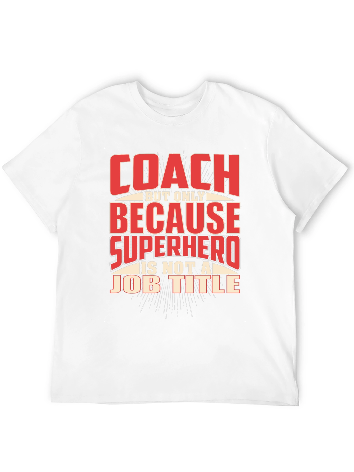 Coach Superhero Graphic T-Shirt - Fun Gift