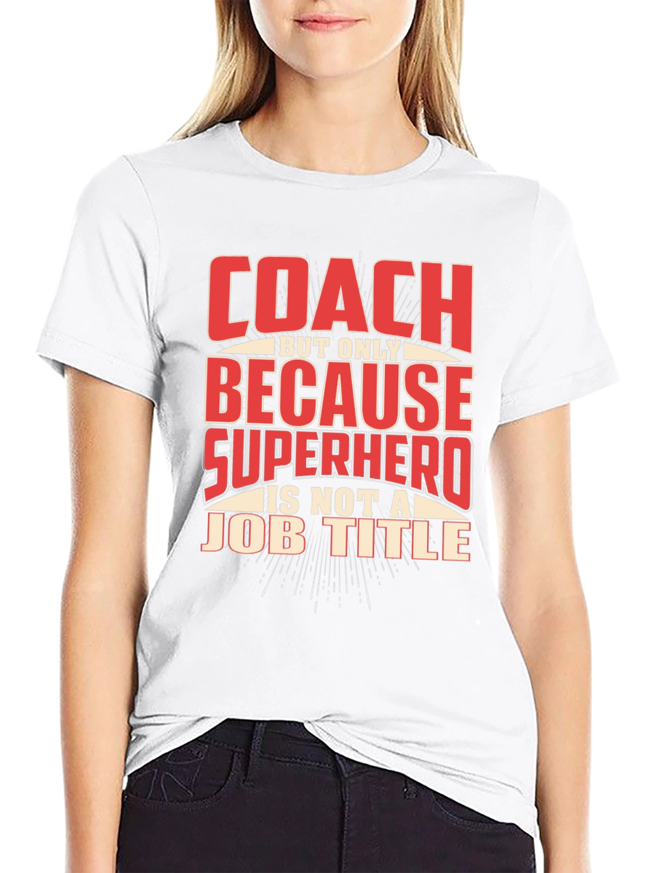 Coach Superhero Graphic T-Shirt - Fun Gift