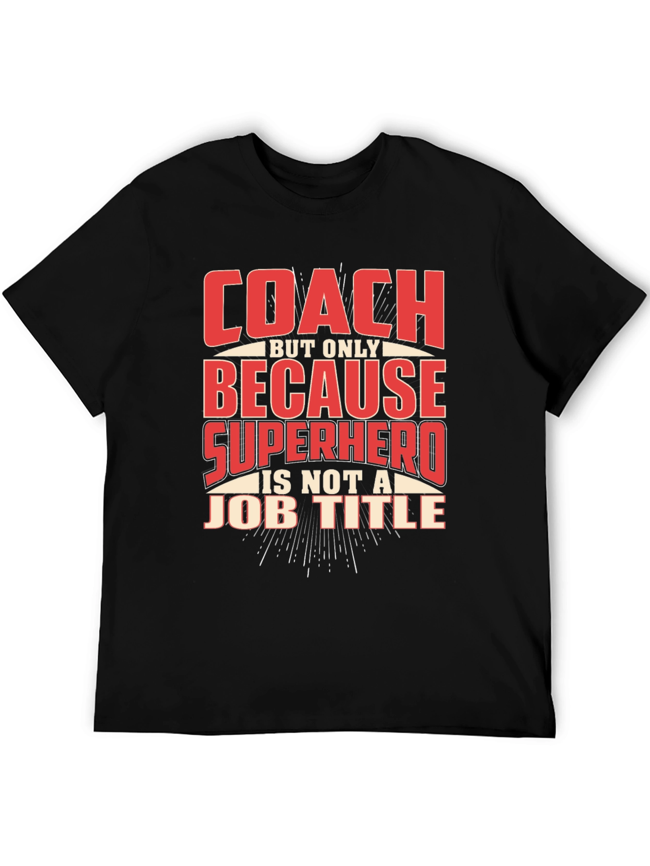 Coach Superhero Graphic T-Shirt - Fun Gift
