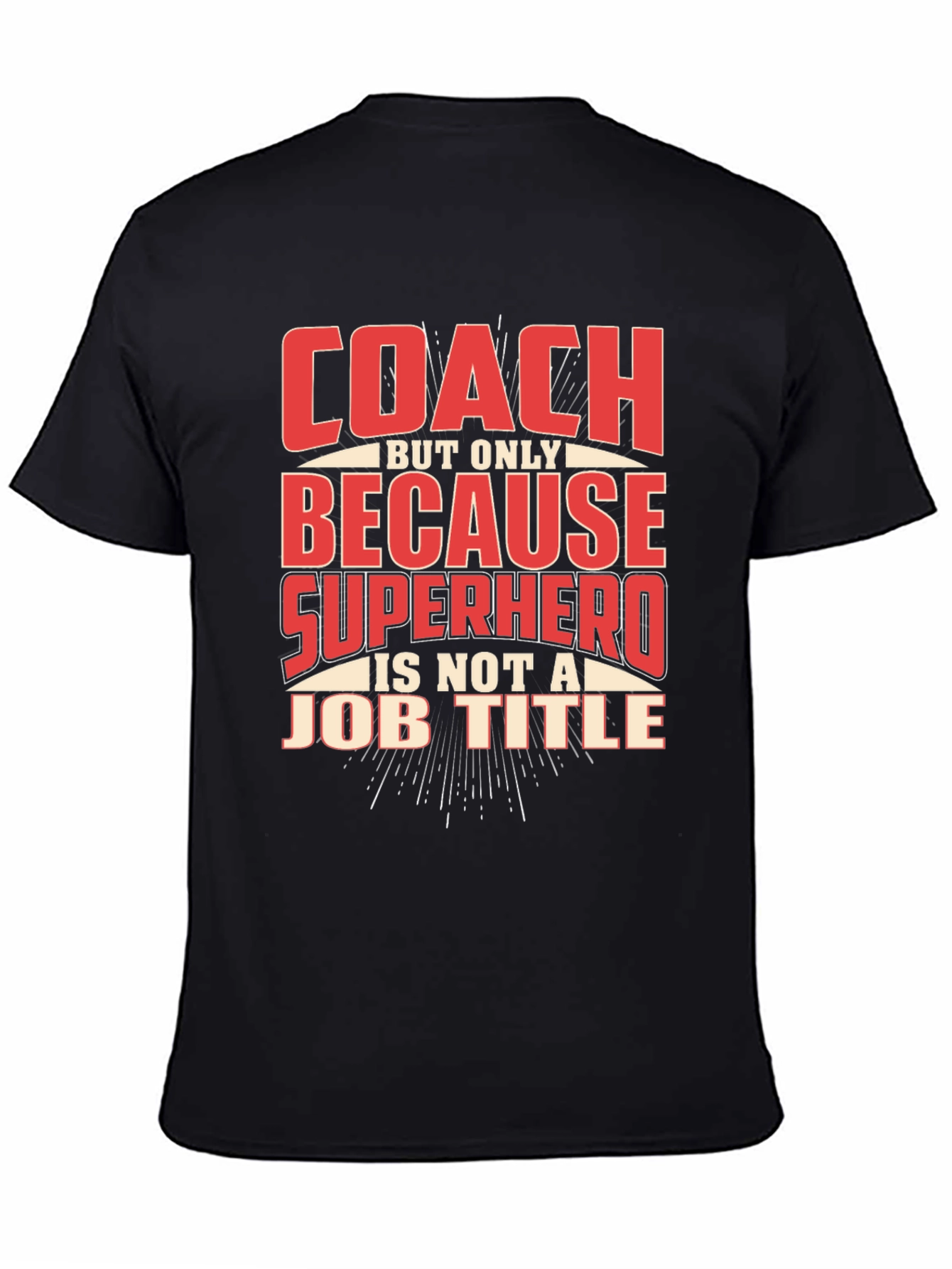 Coach Superhero Graphic T-Shirt - Fun Gift