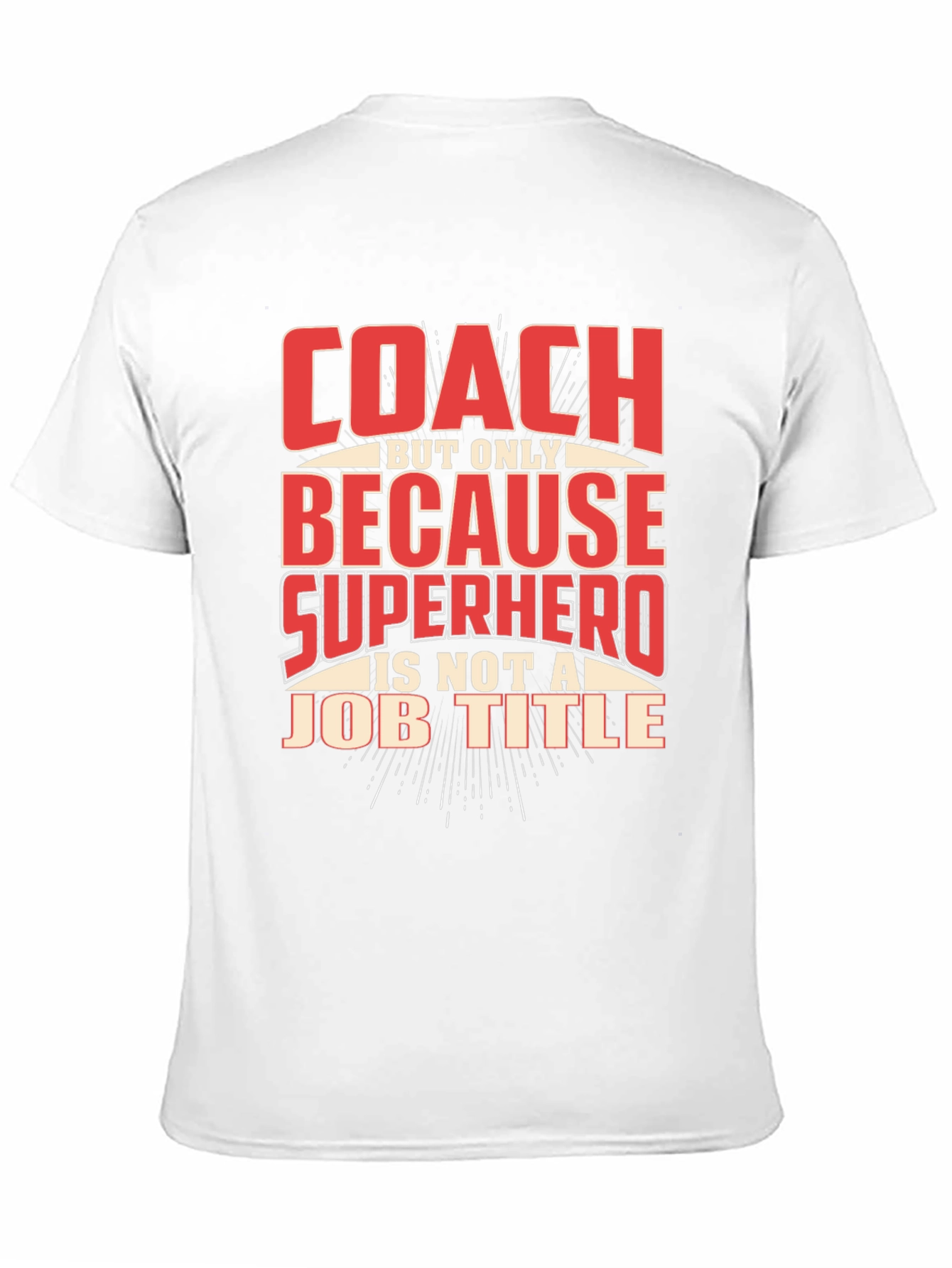 Coach Superhero Graphic T-Shirt - Fun Gift