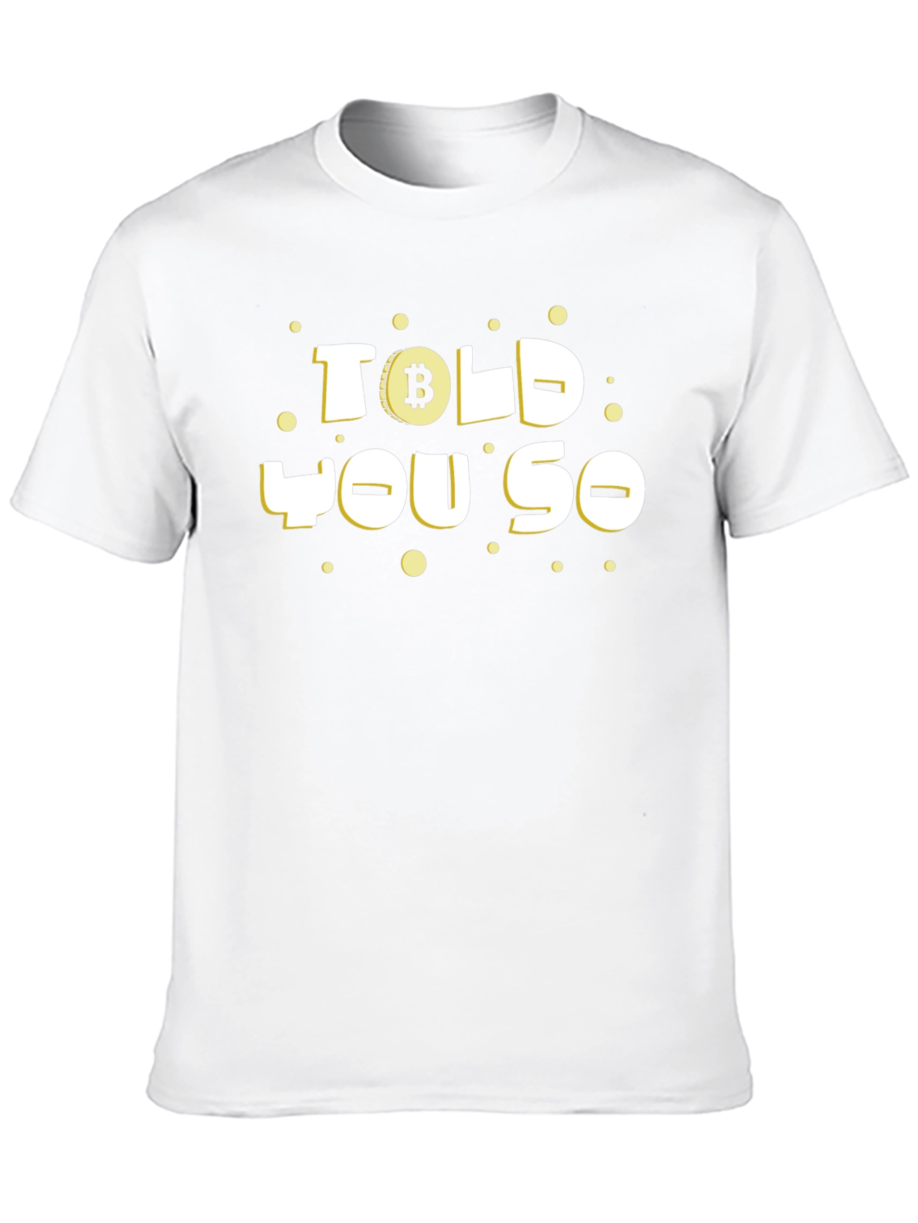 Bitcoin Told You So Black Graphic Tee