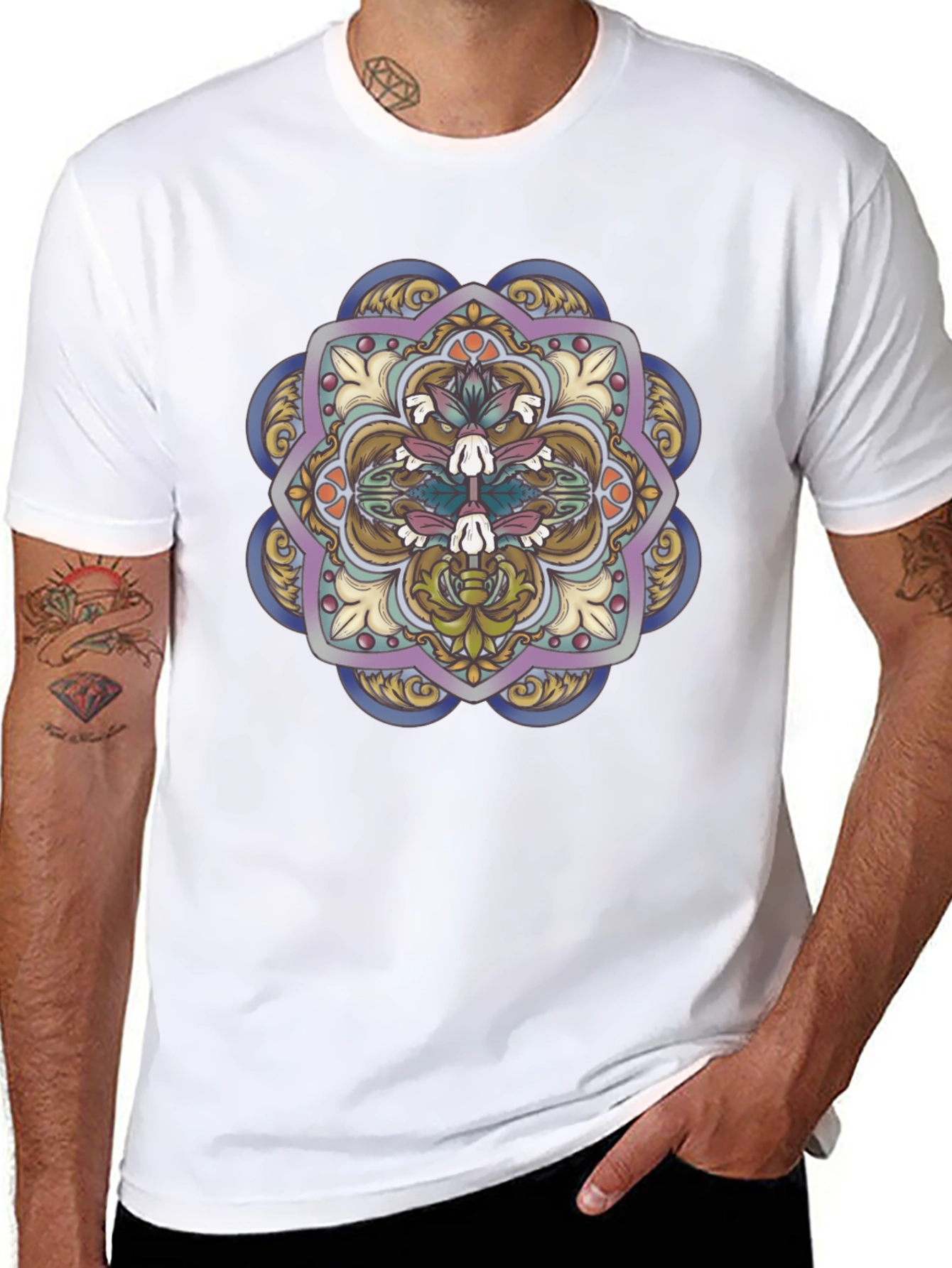 Geometric Mandala T-Shirt