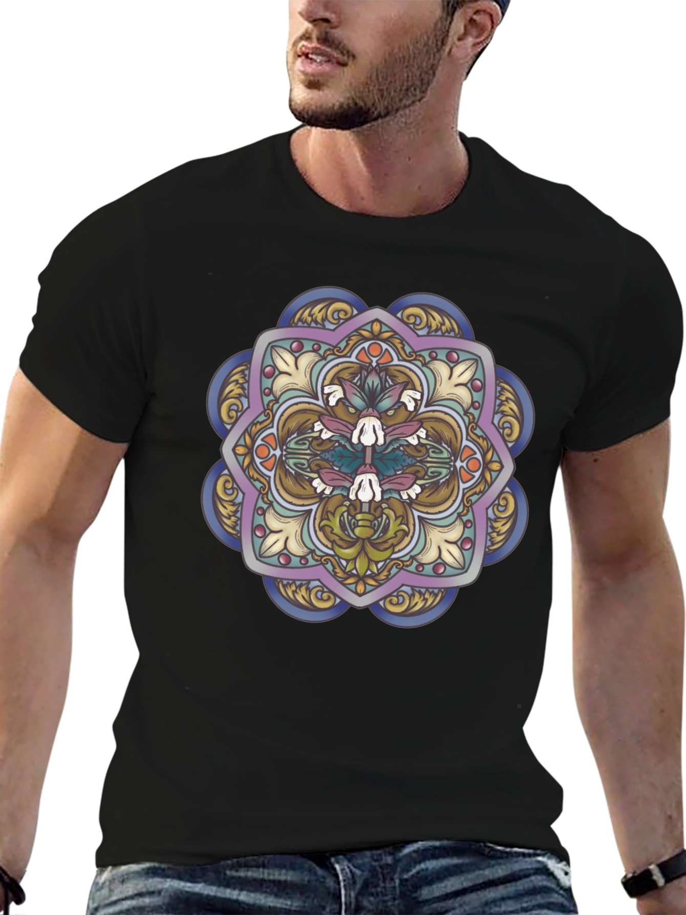 Geometric Mandala T-Shirt