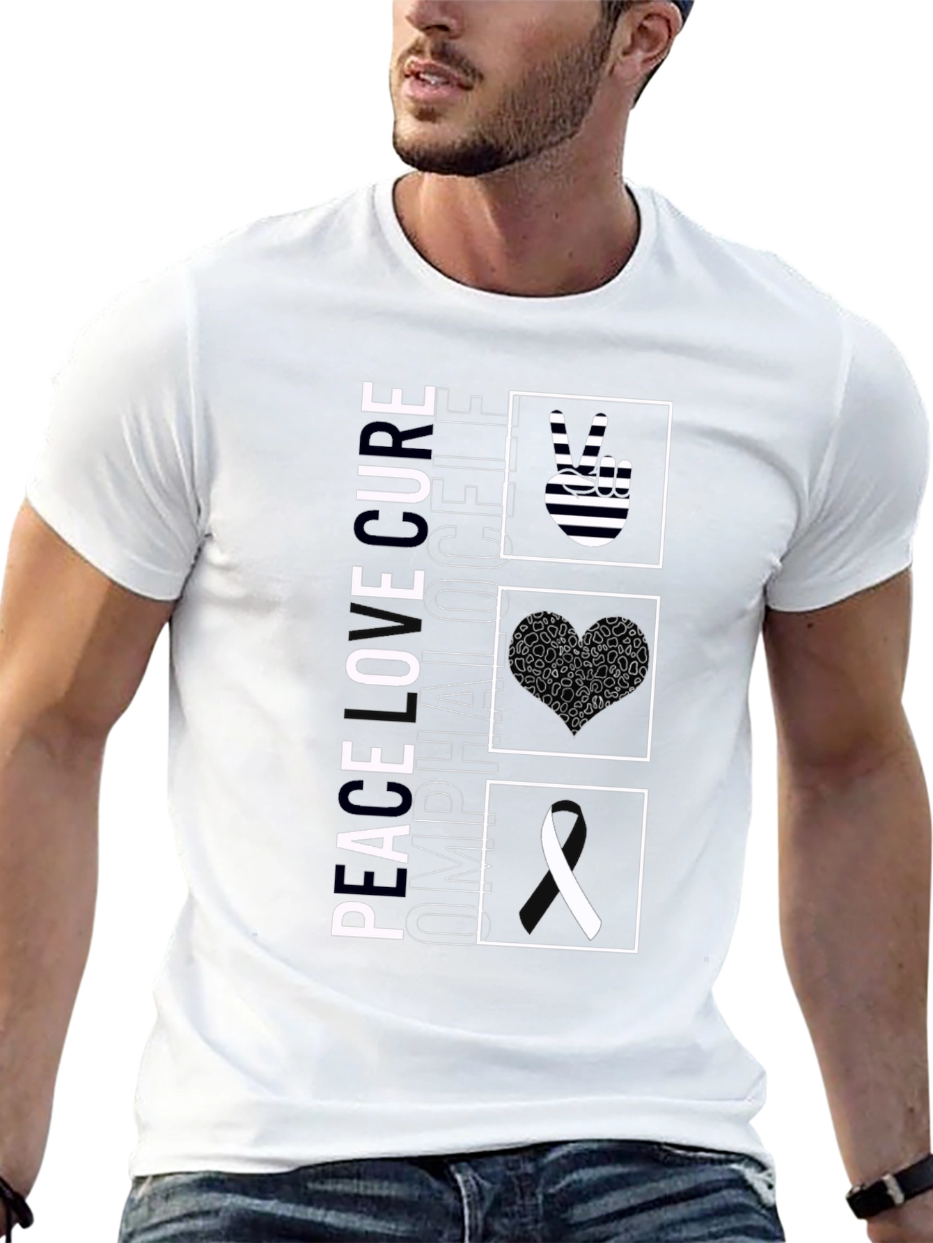 Peace Omphalocele Awareness T-Shirt