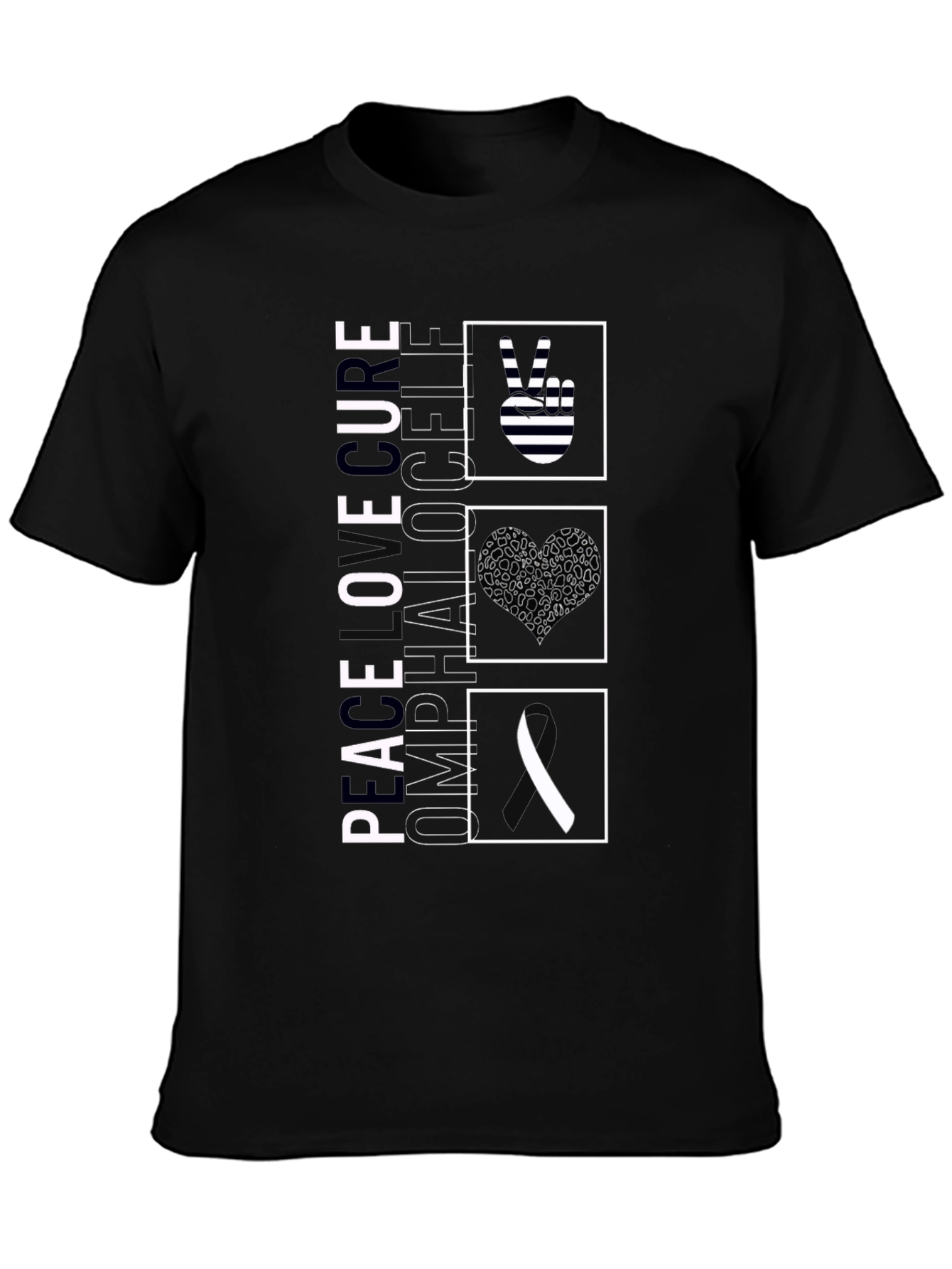 Peace Omphalocele Awareness T-Shirt